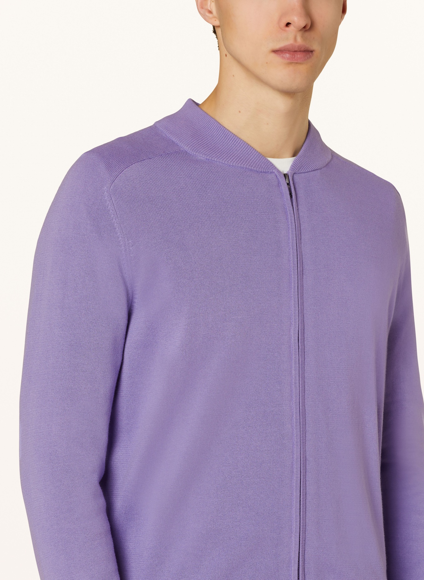 STROKESMAN'S Pletený kardigan: FIALOVÁ