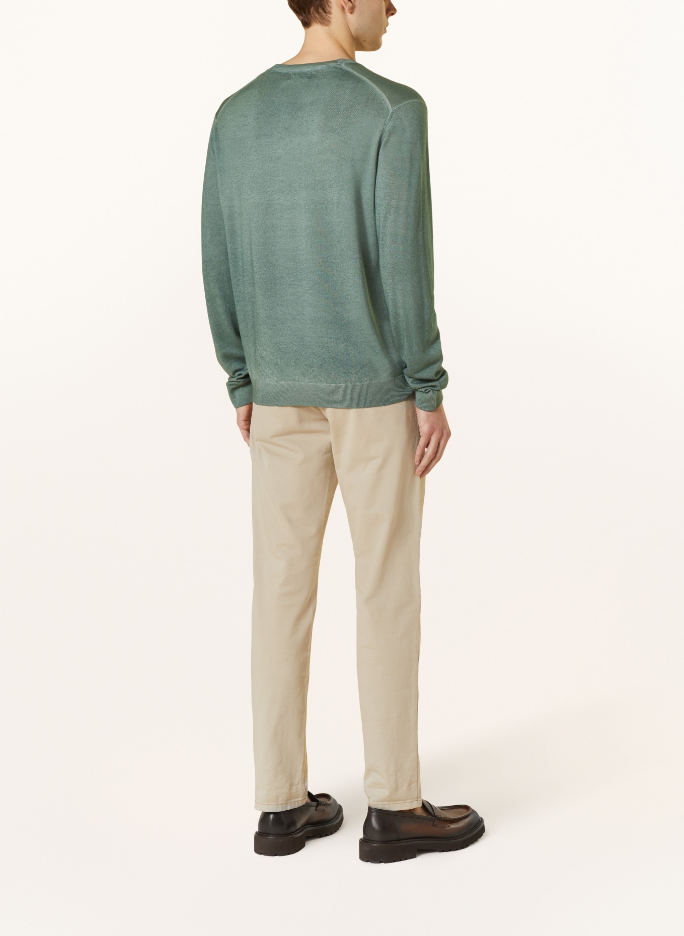 STROKESMAN'S Sweater, Color: OLIVE (Image 3)