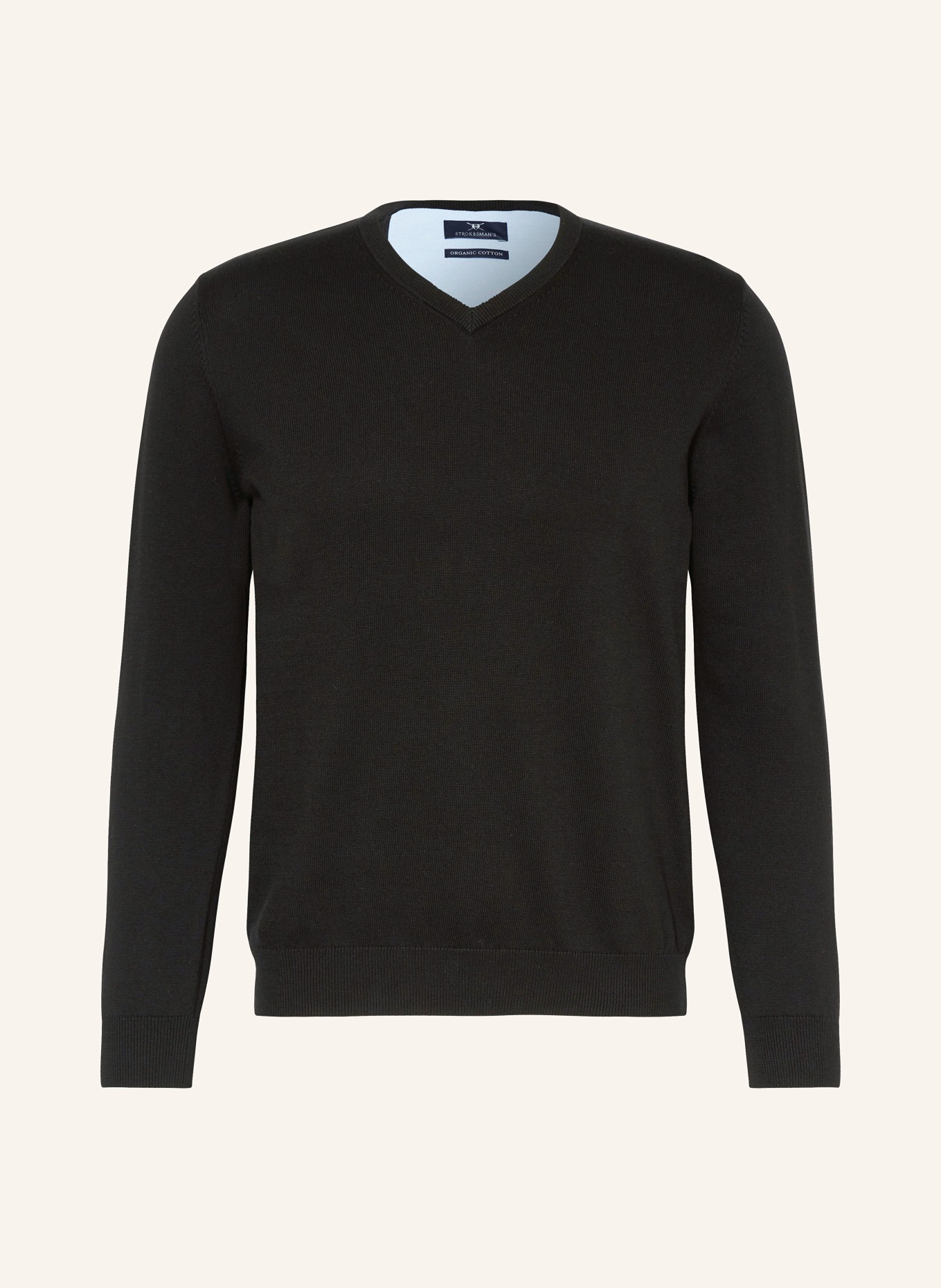 STROKESMAN'S Sweater, Color: BLACK (Image 1)