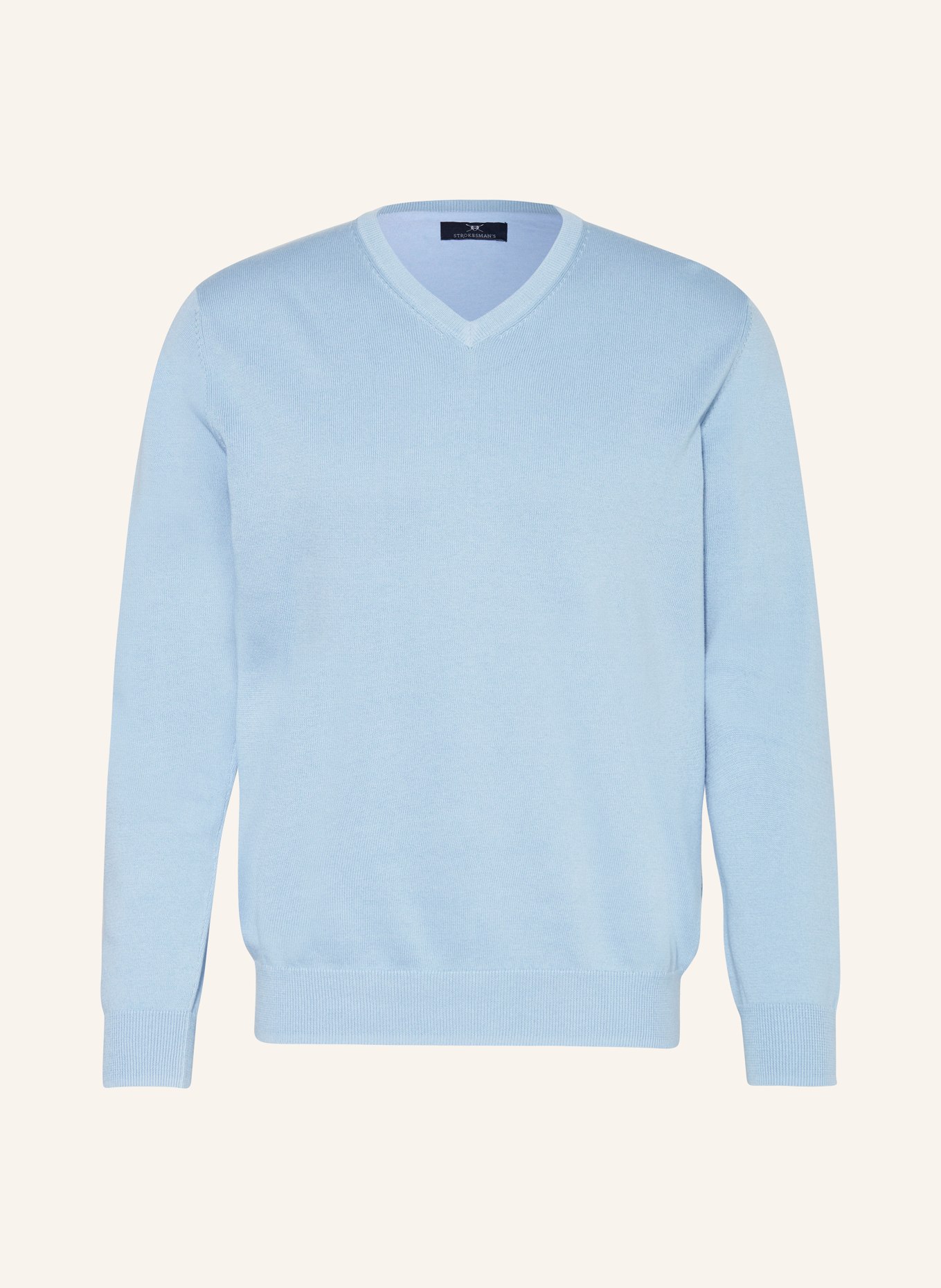 STROKESMAN'S Pullover: HELLBLAU