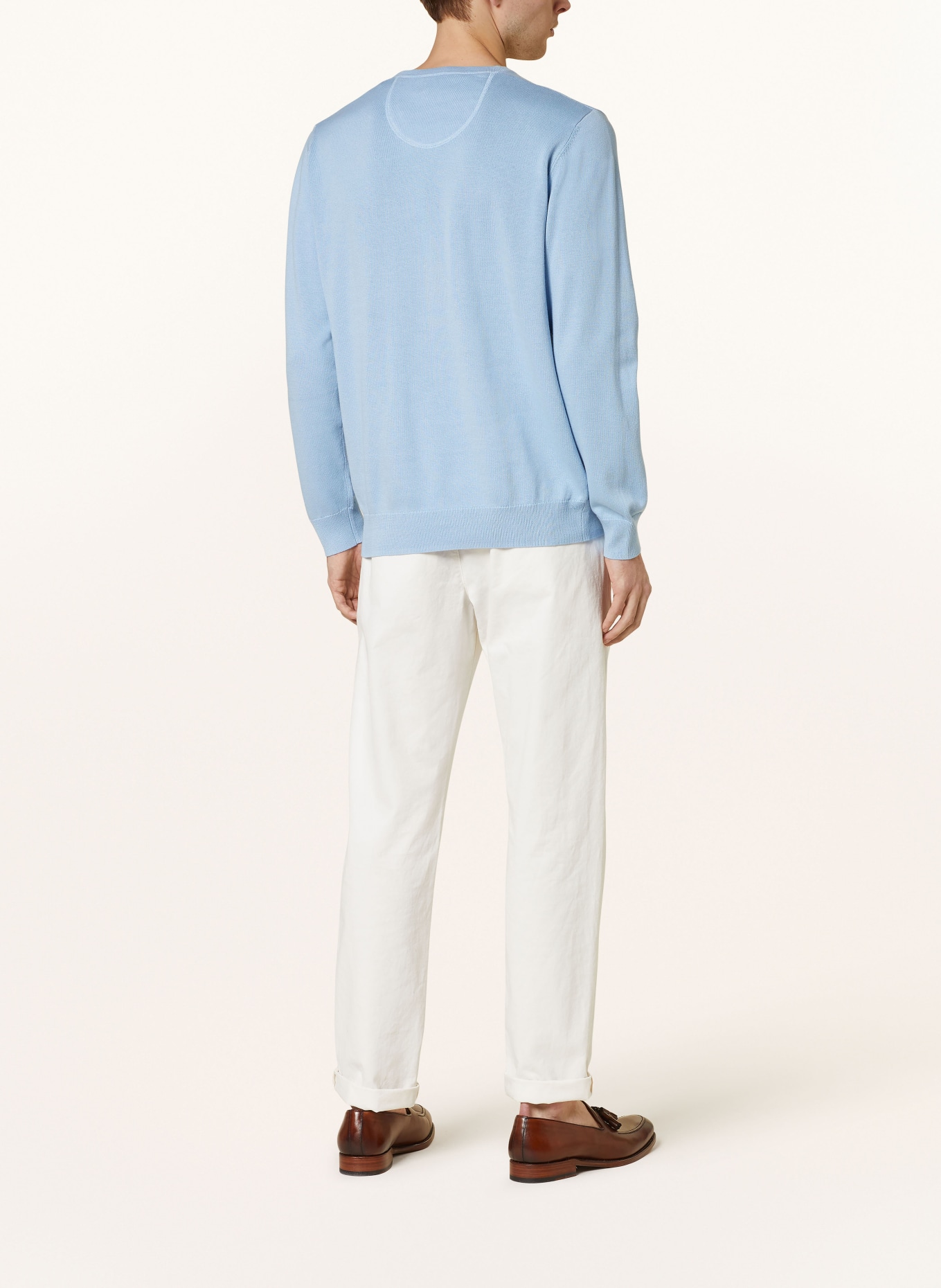 STROKESMAN'S Pullover: HELLBLAU