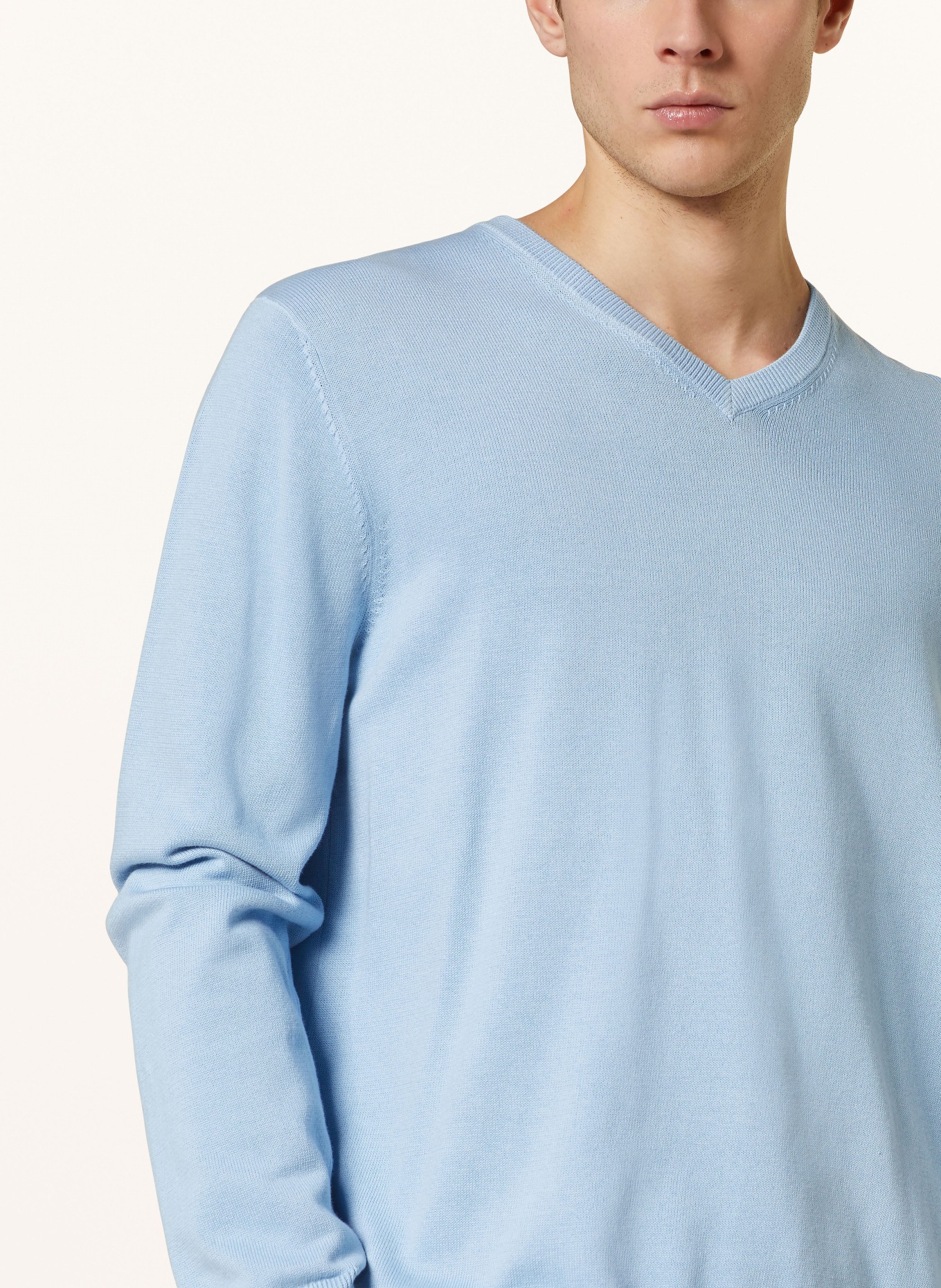 STROKESMAN'S Pullover: HELLBLAU