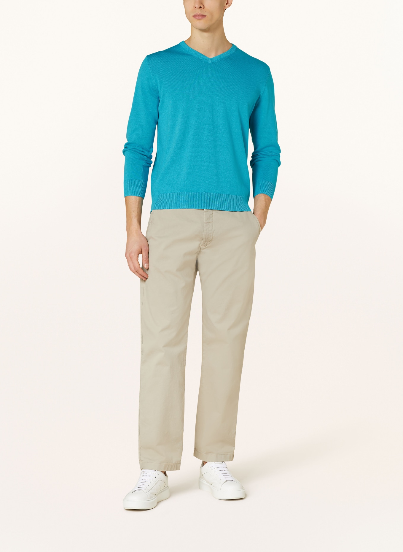 STROKESMAN'S Pullover: TÜRKIS