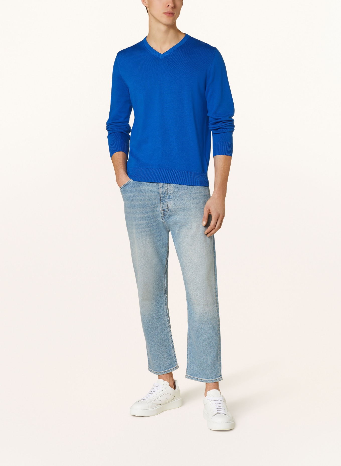 STROKESMAN'S Pullover: BLAU