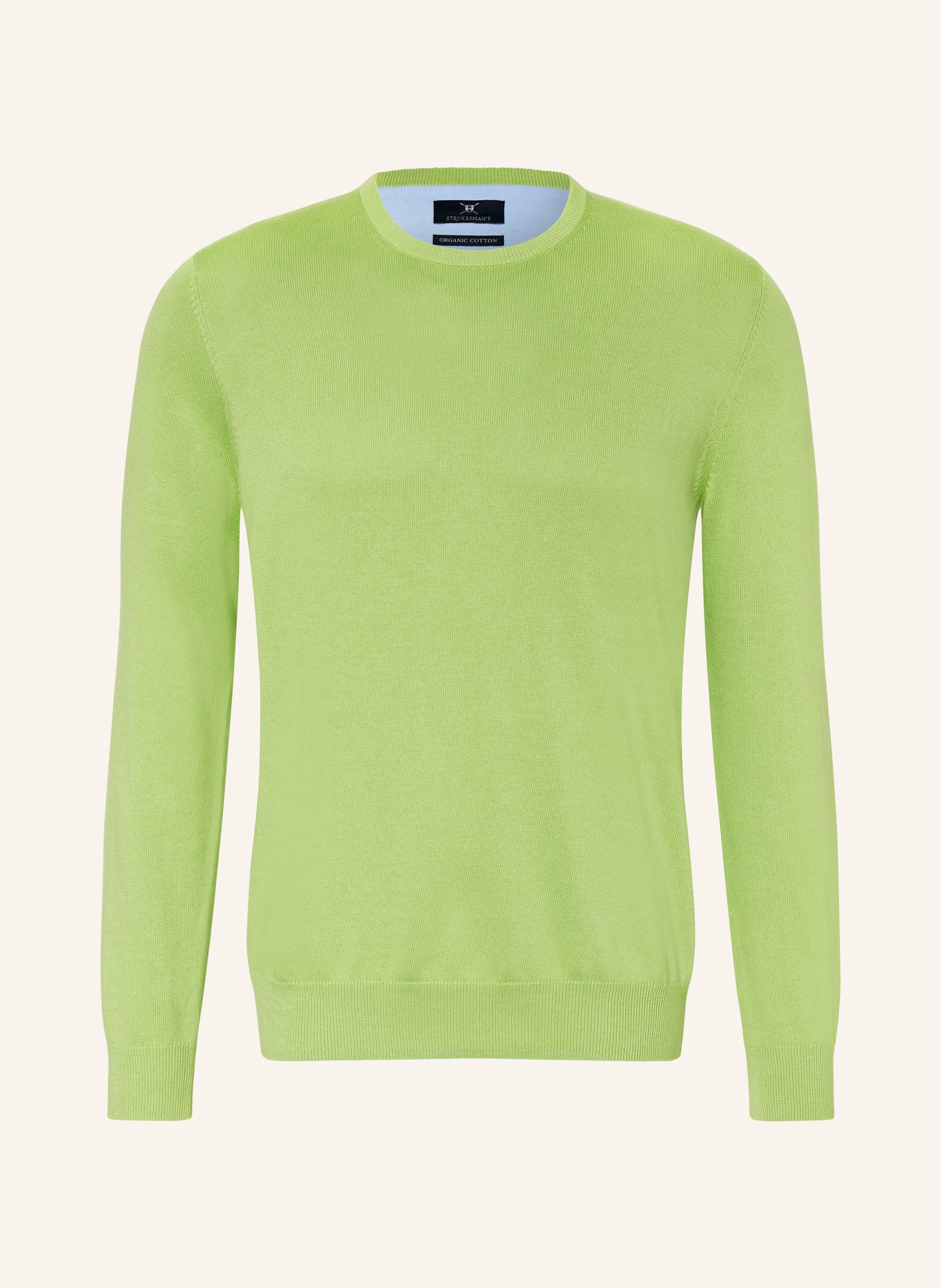 STROKESMAN'S Pullover: HELLGRÜN