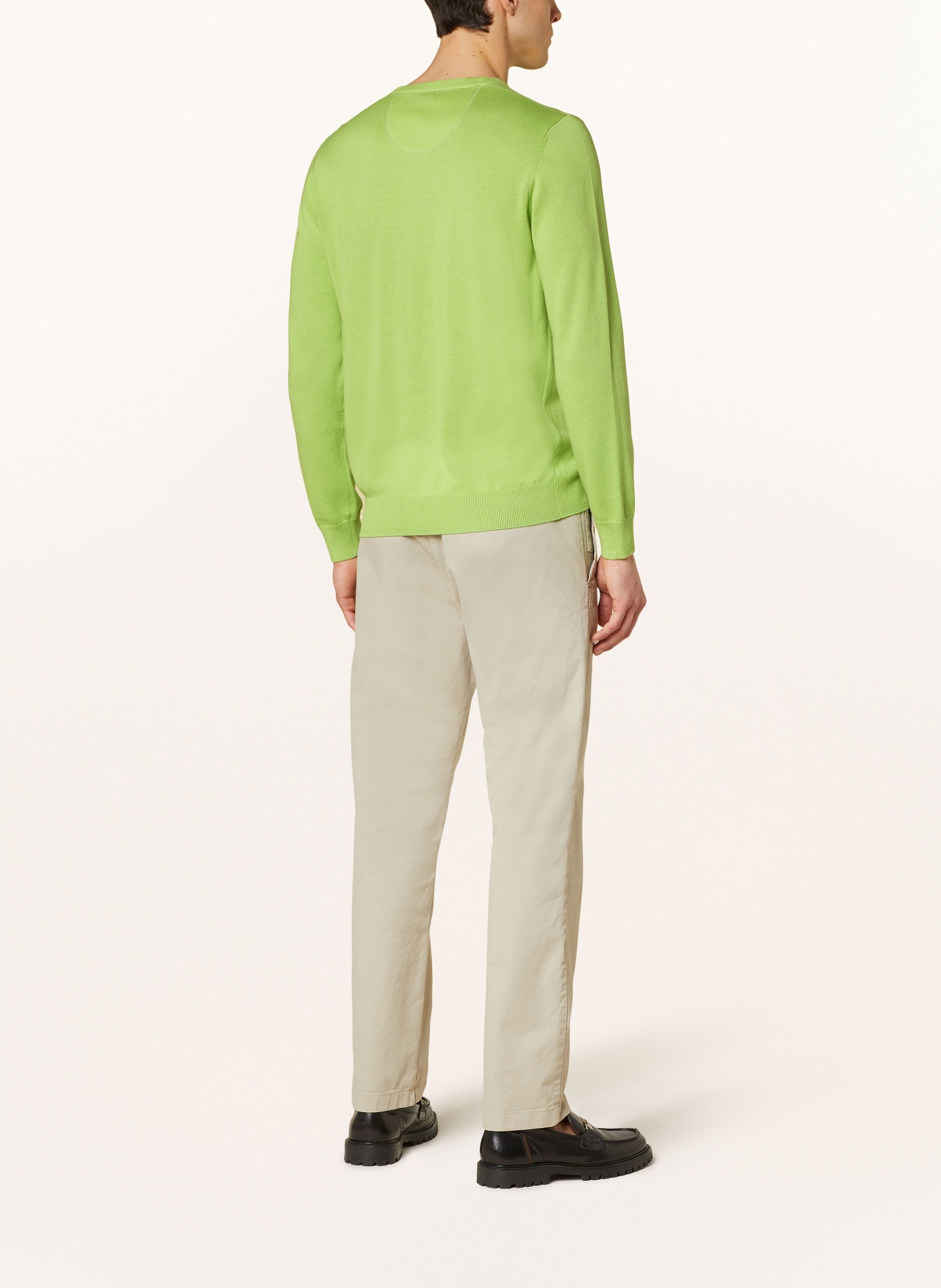 STROKESMAN'S Pullover: HELLGRÜN