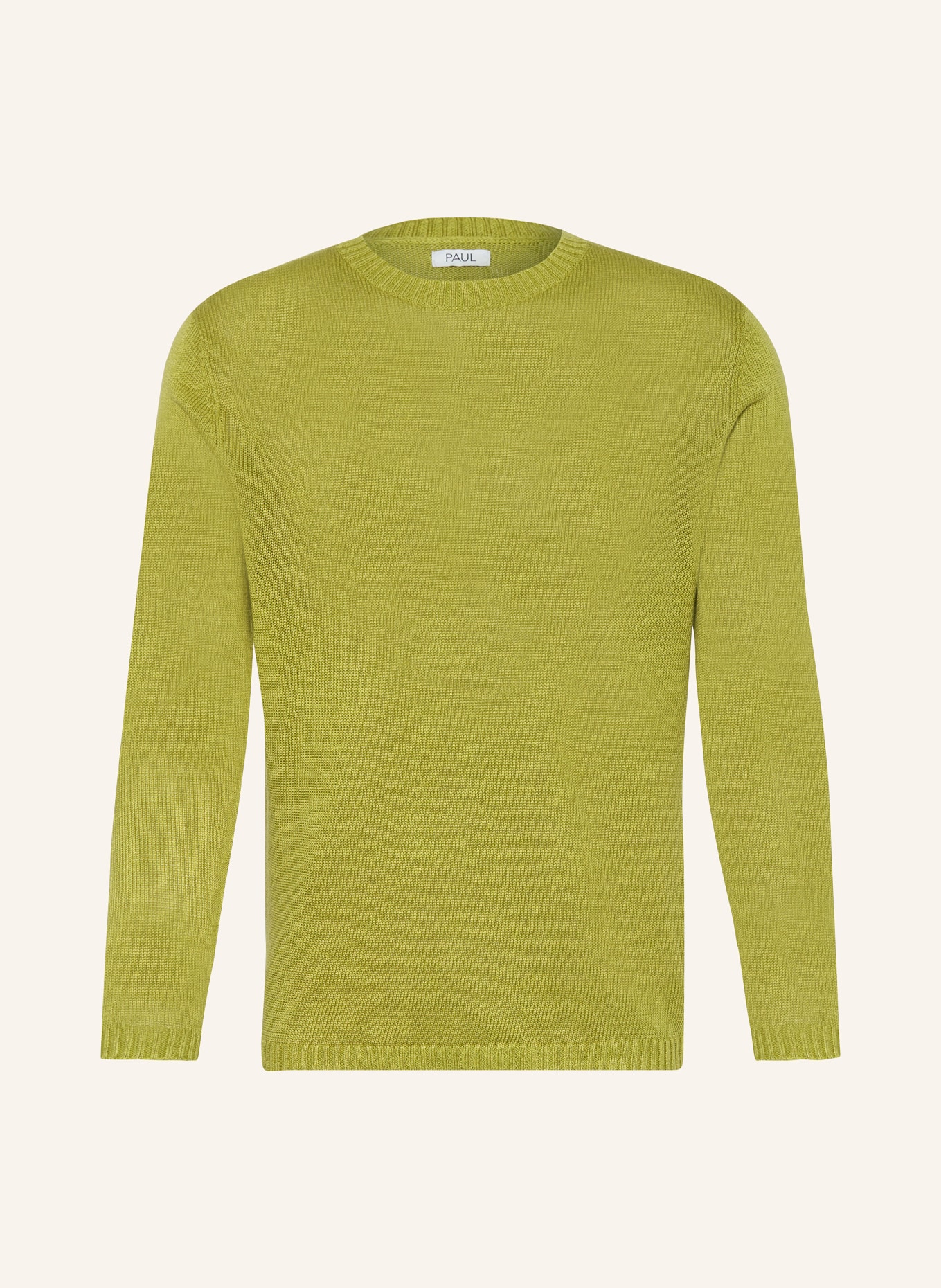PAUL Linen sweater, Color: GREEN (Image 1)