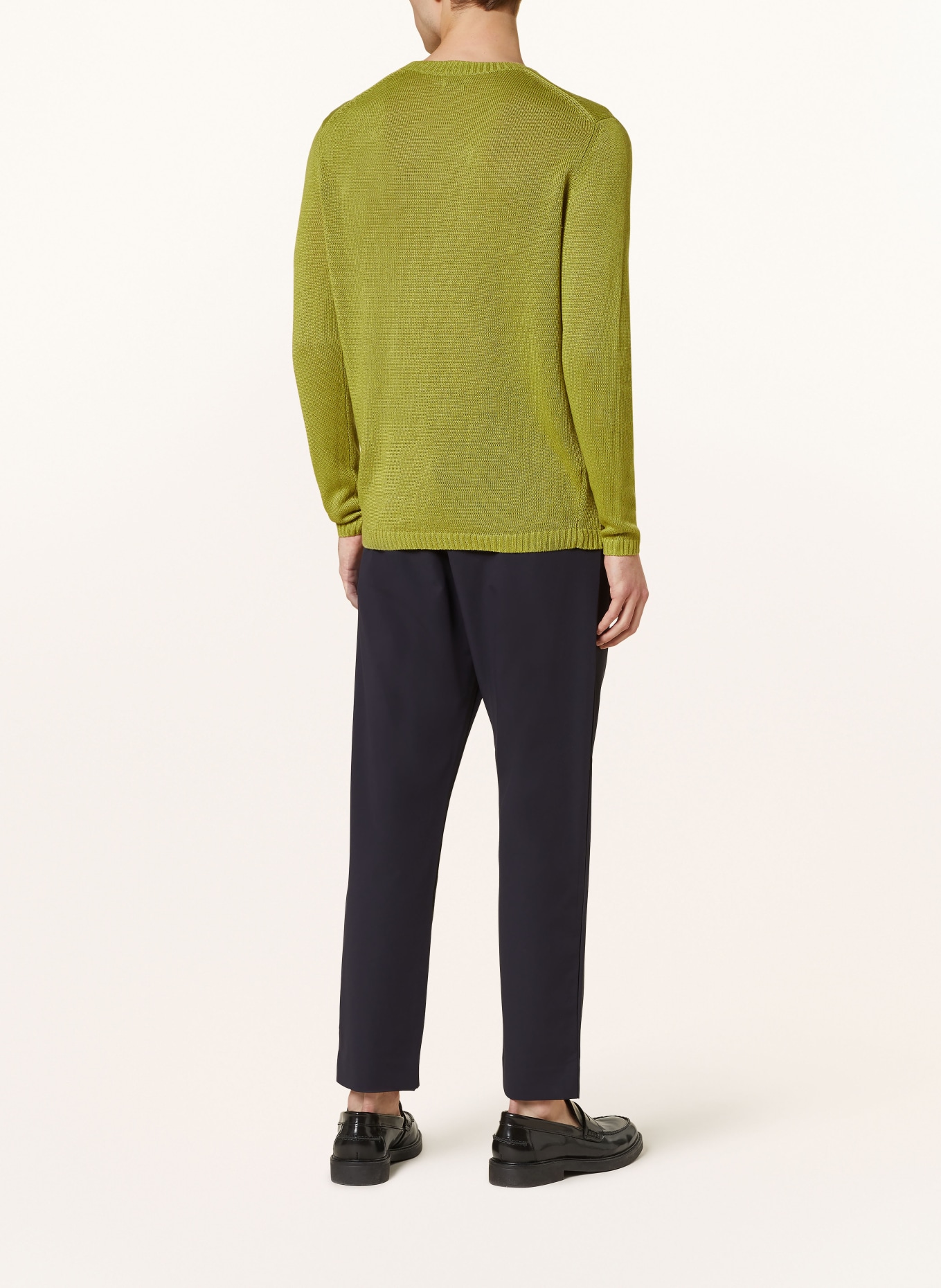 PAUL Linen sweater, Color: GREEN (Image 3)