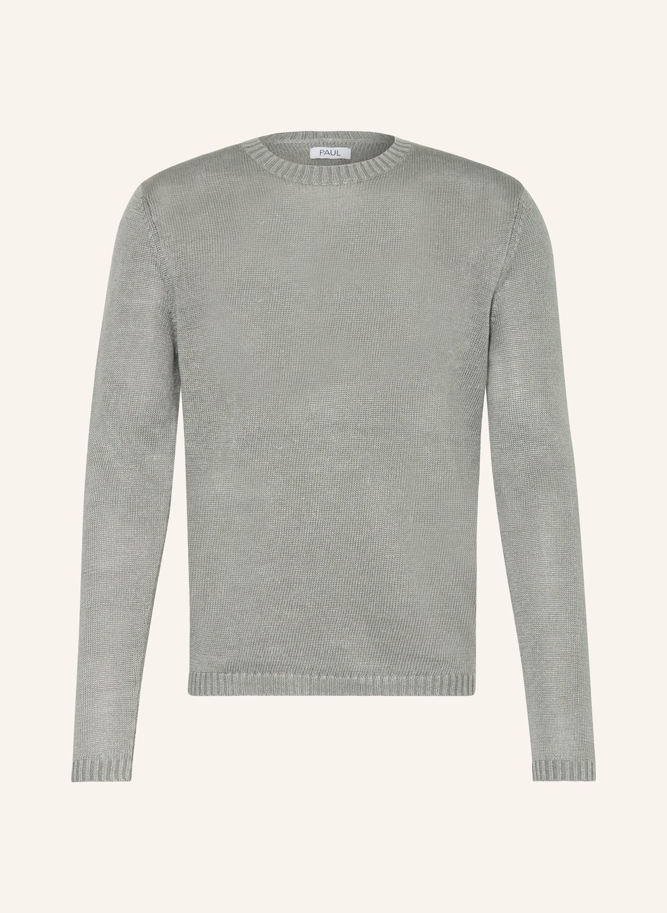 PAUL Leinenpullover: OLIV