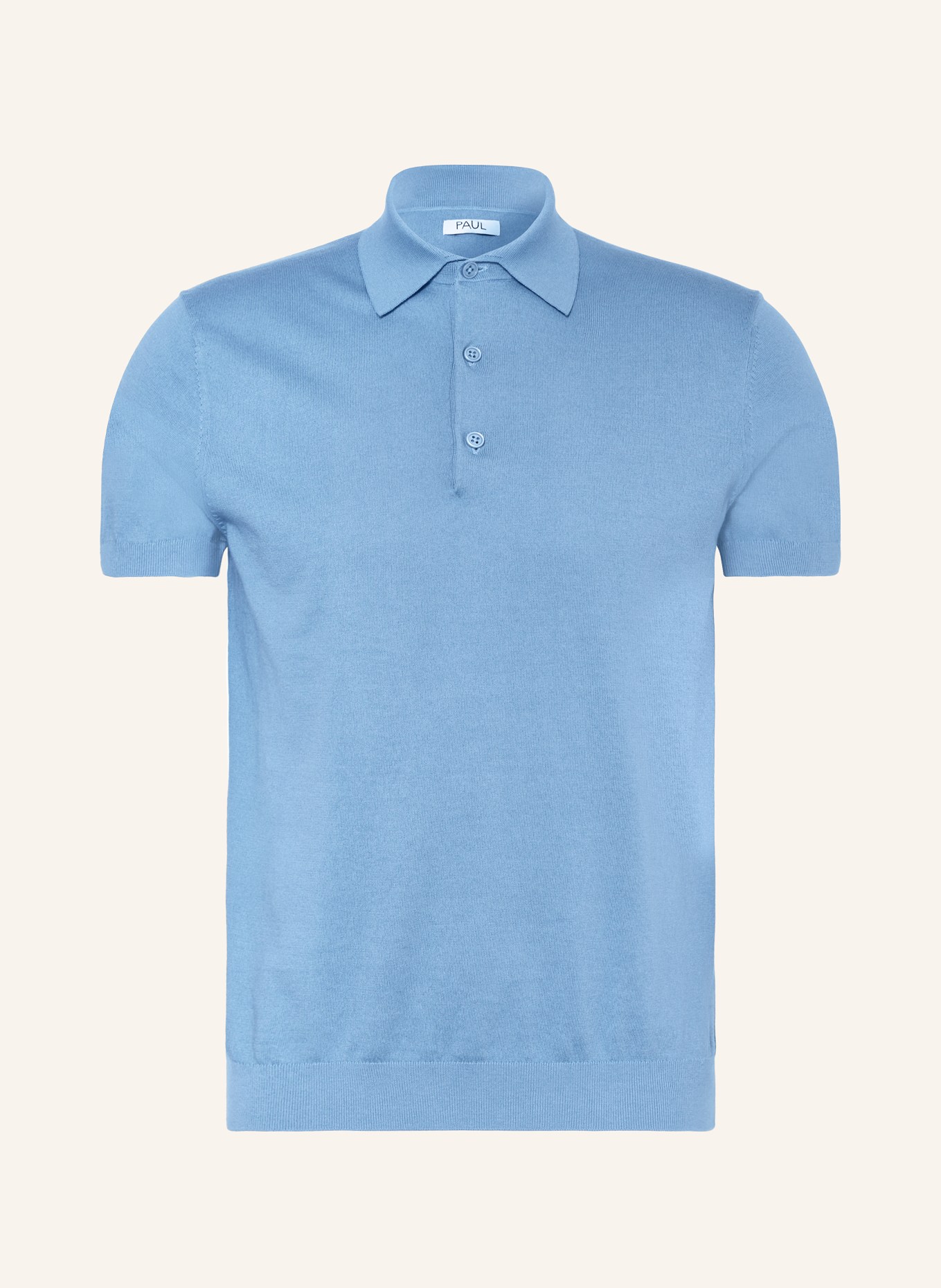 PAUL Strick-Poloshirt, Farbe: BLAU (Bild 1)