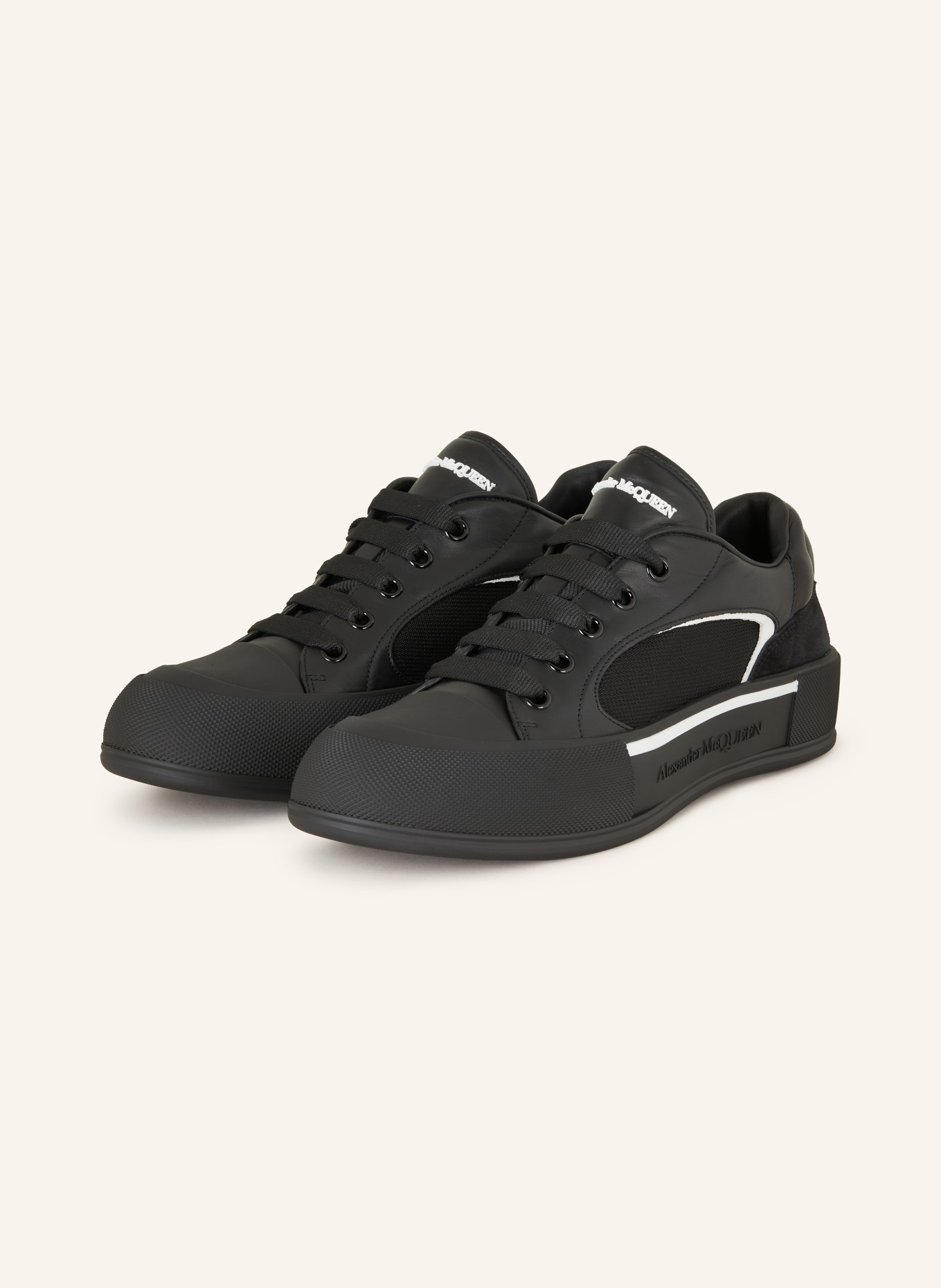 Alexander McQUEEN Sneakers, Color: BLACK/ WHITE (Image 1)