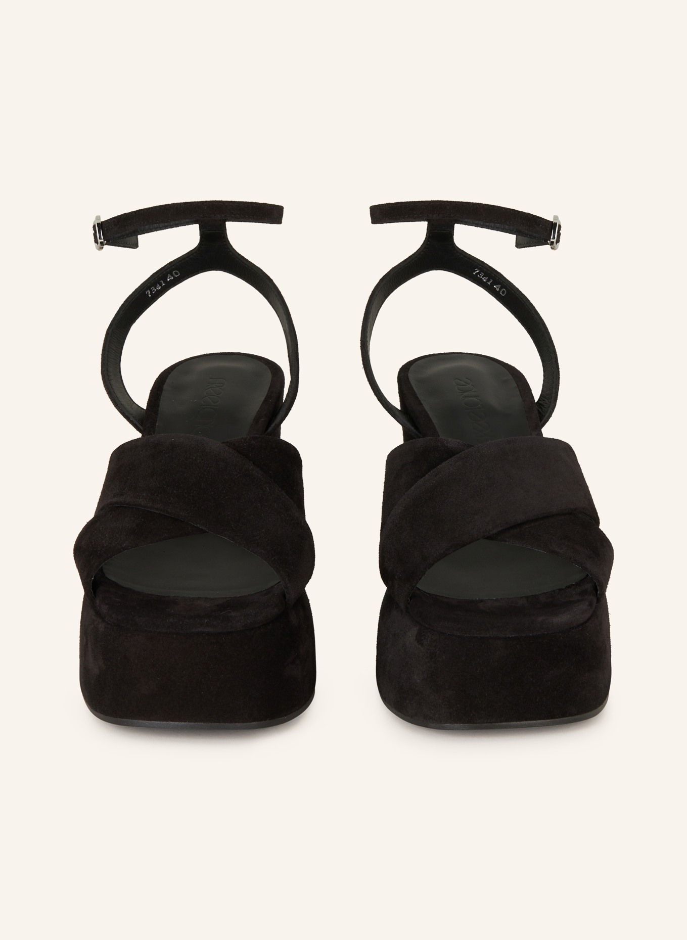 FREE LANCE Platform sandals GABI 95, Color: BLACK (Image 3)