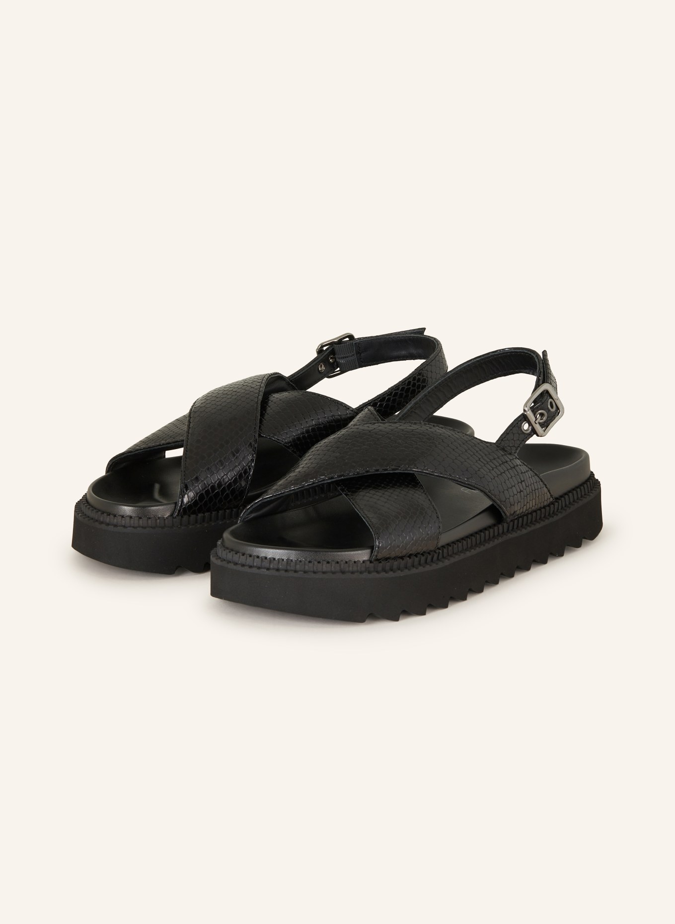 FREE LANCE Sandals TRINITY, Color: BLACK (Image 1)