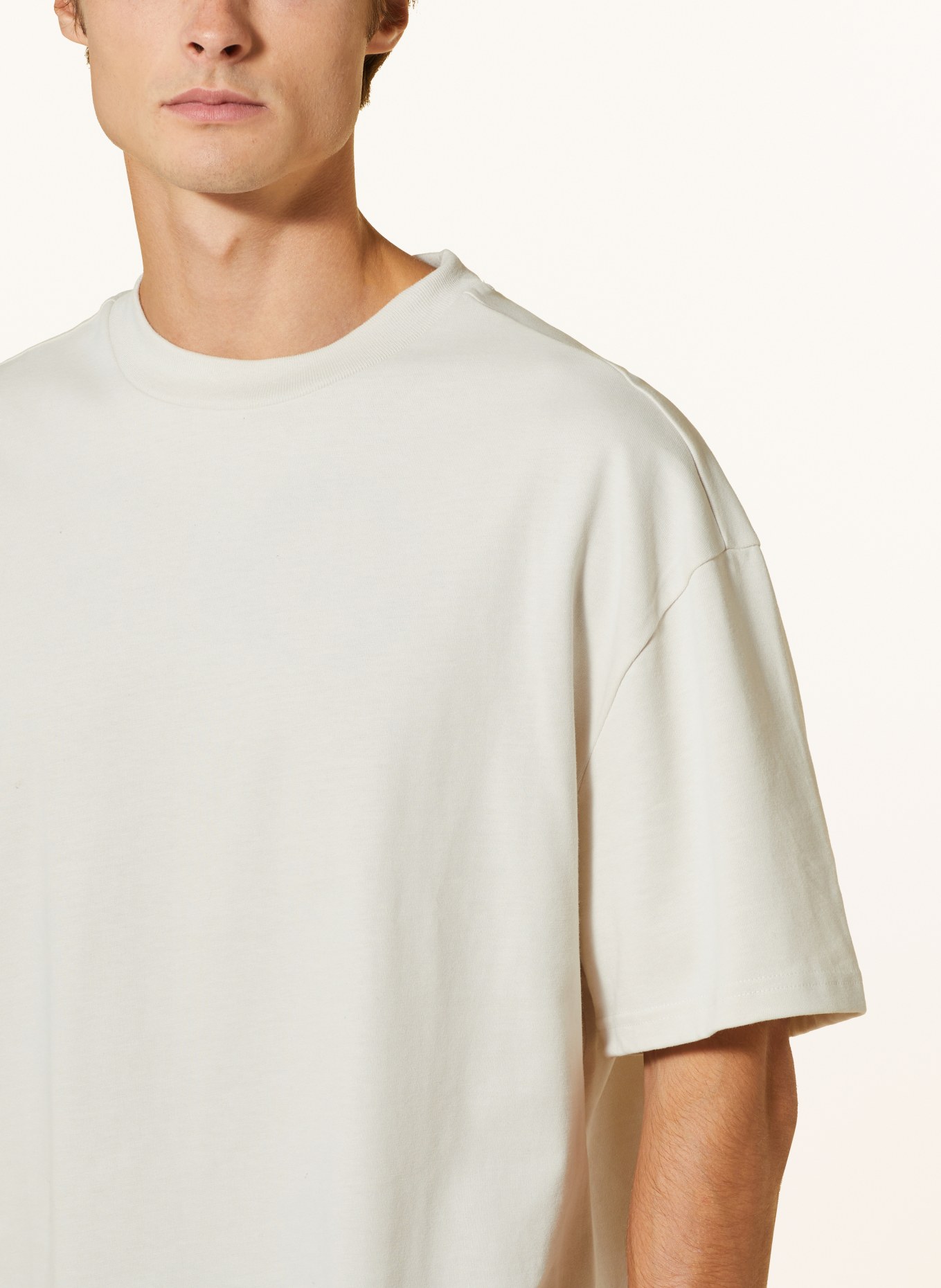 WEEKDAY T-shirt, Color: CREAM (Image 4)