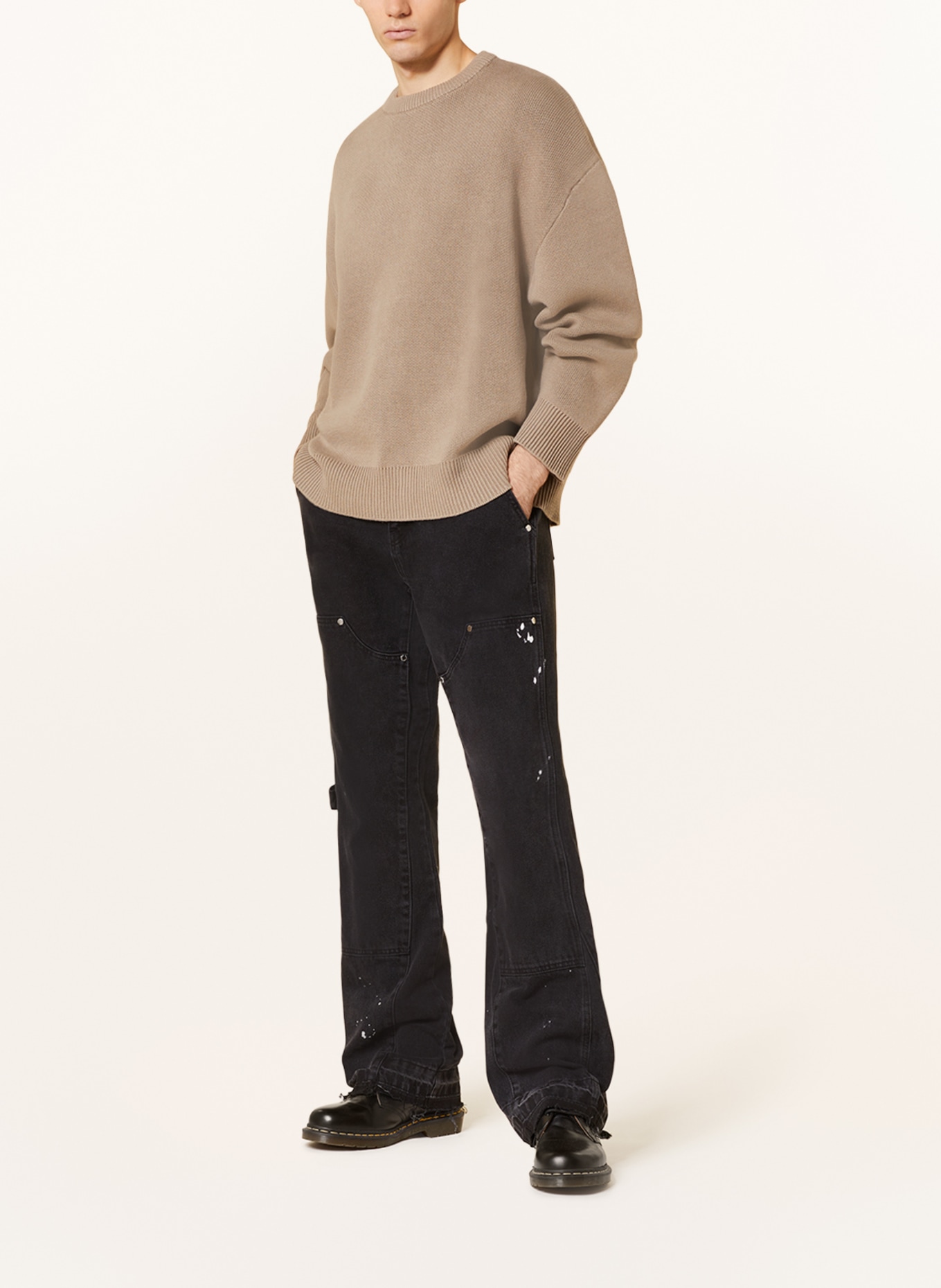 WEEKDAY Sweater CYPHER, Color: BEIGE (Image 2)