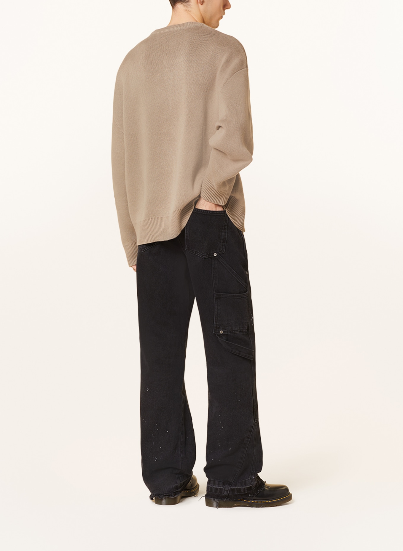 WEEKDAY Sweater CYPHER, Color: BEIGE (Image 3)