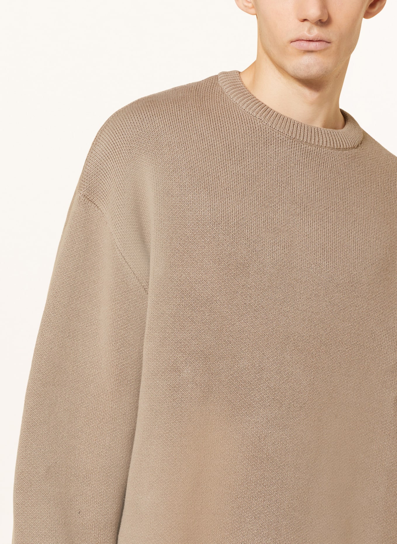 WEEKDAY Sweater CYPHER, Color: BEIGE (Image 4)