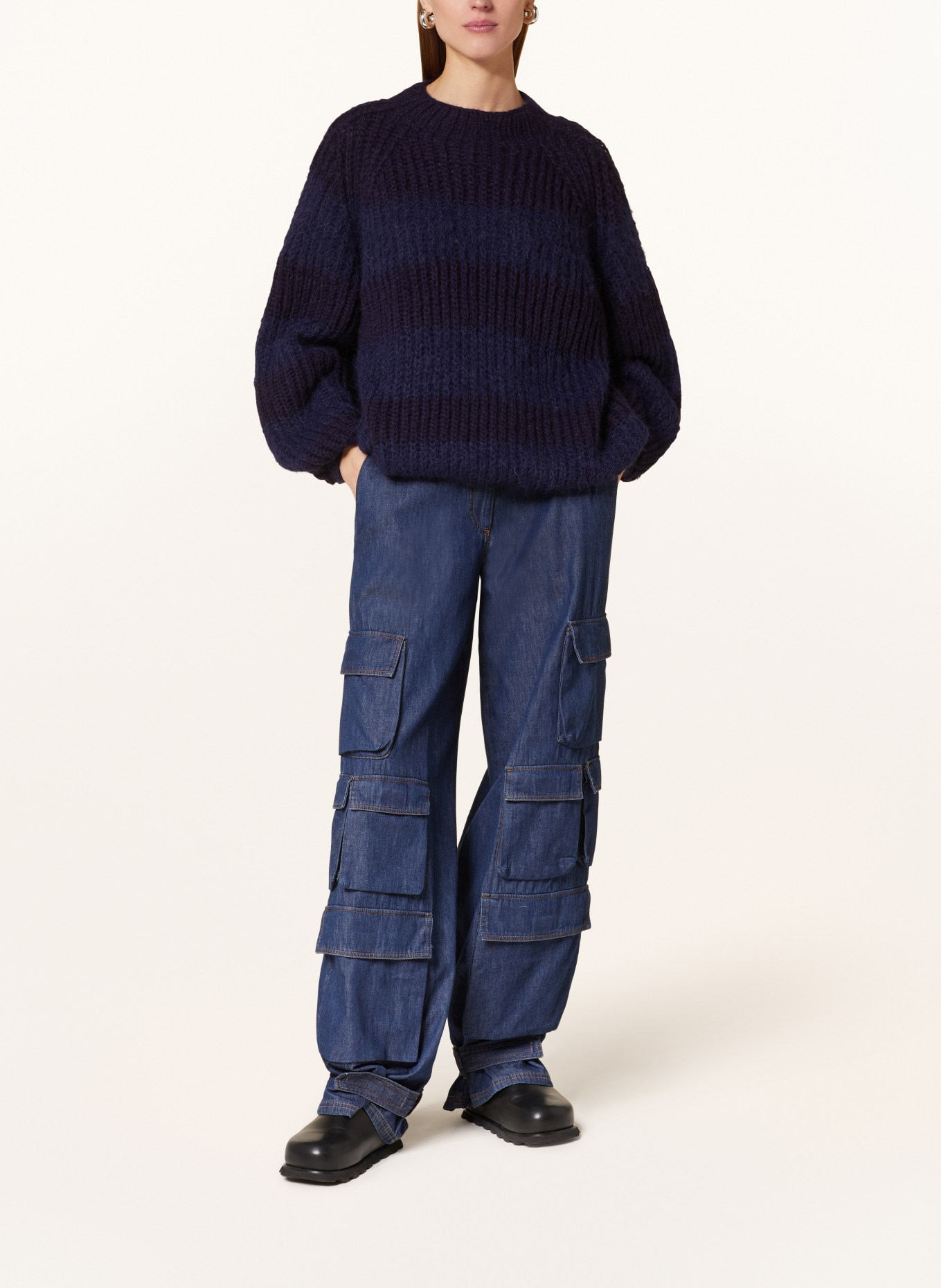 MAIAMI Pullover mit Alpaka, Farbe: DUNKELBLAU (Bild 2)