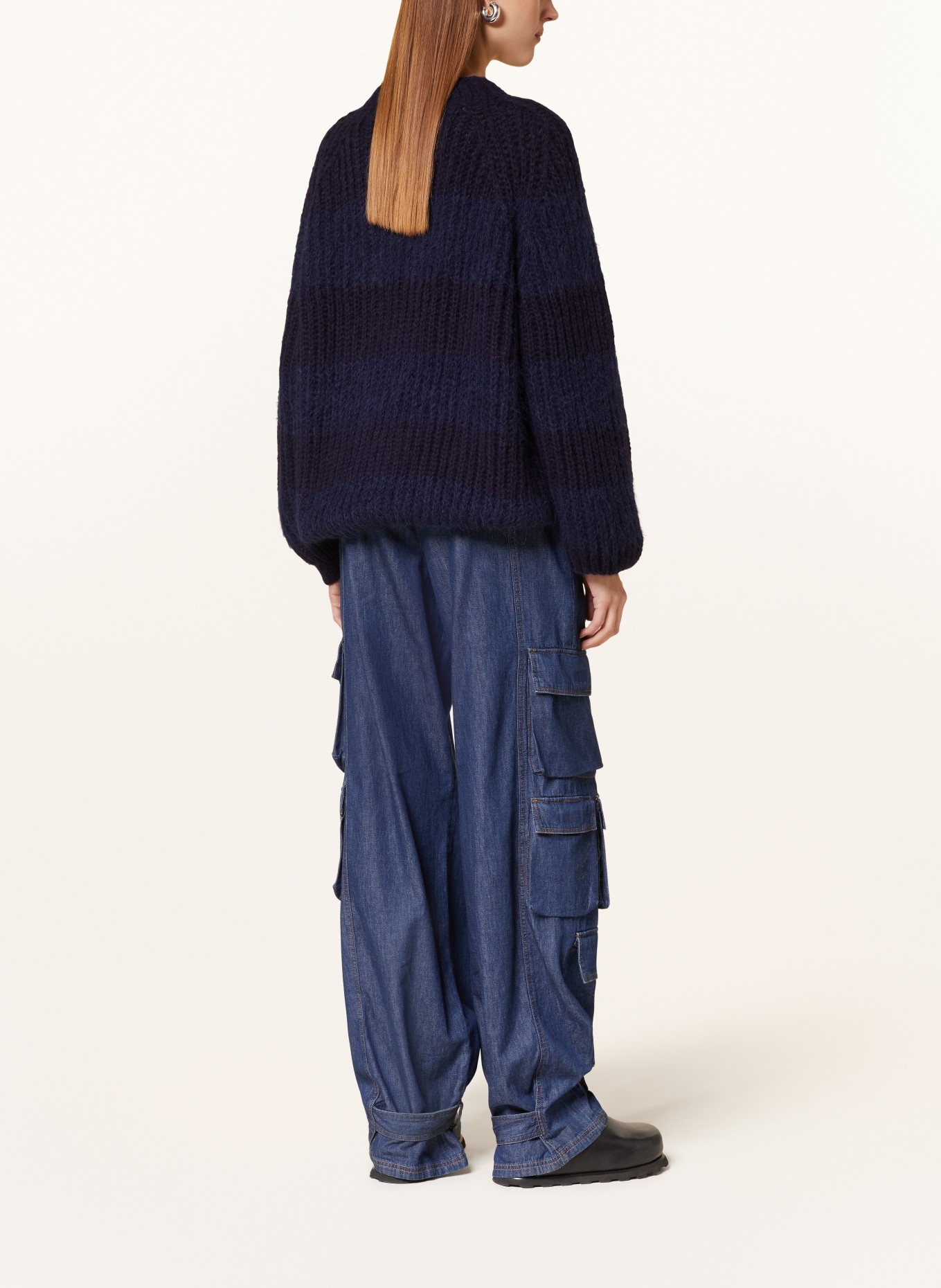 MAIAMI Pullover mit Alpaka, Farbe: DUNKELBLAU (Bild 3)