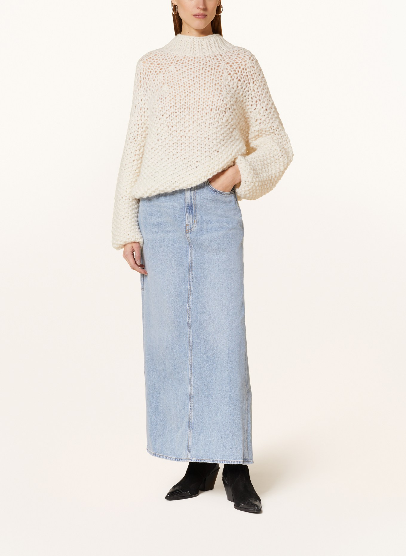 MAIAMI Alpaka-Pullover, Farbe: ECRU (Bild 2)