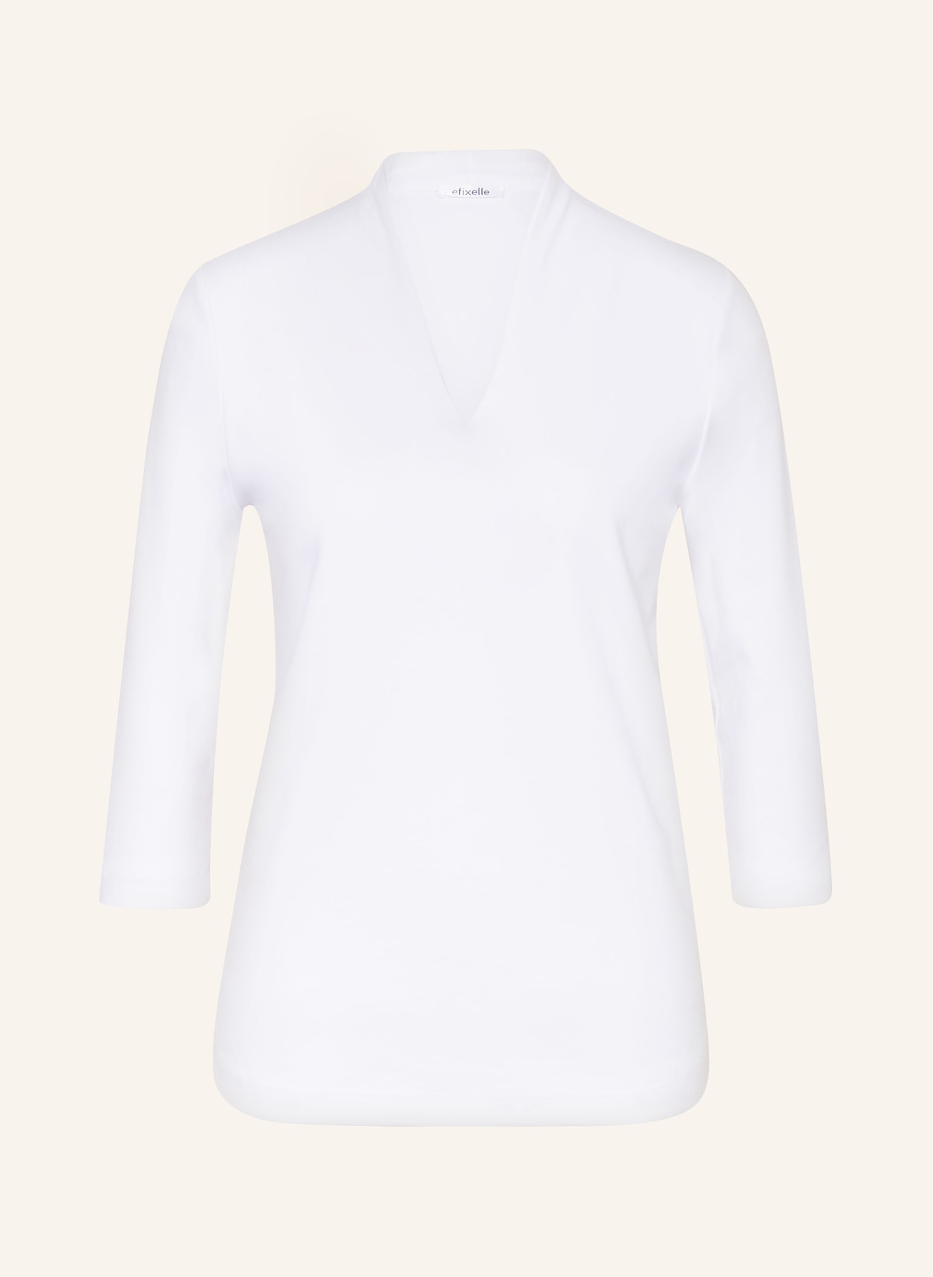 efixelle Shirt with 3/4 sleeves, Color: WHITE (Image 1)