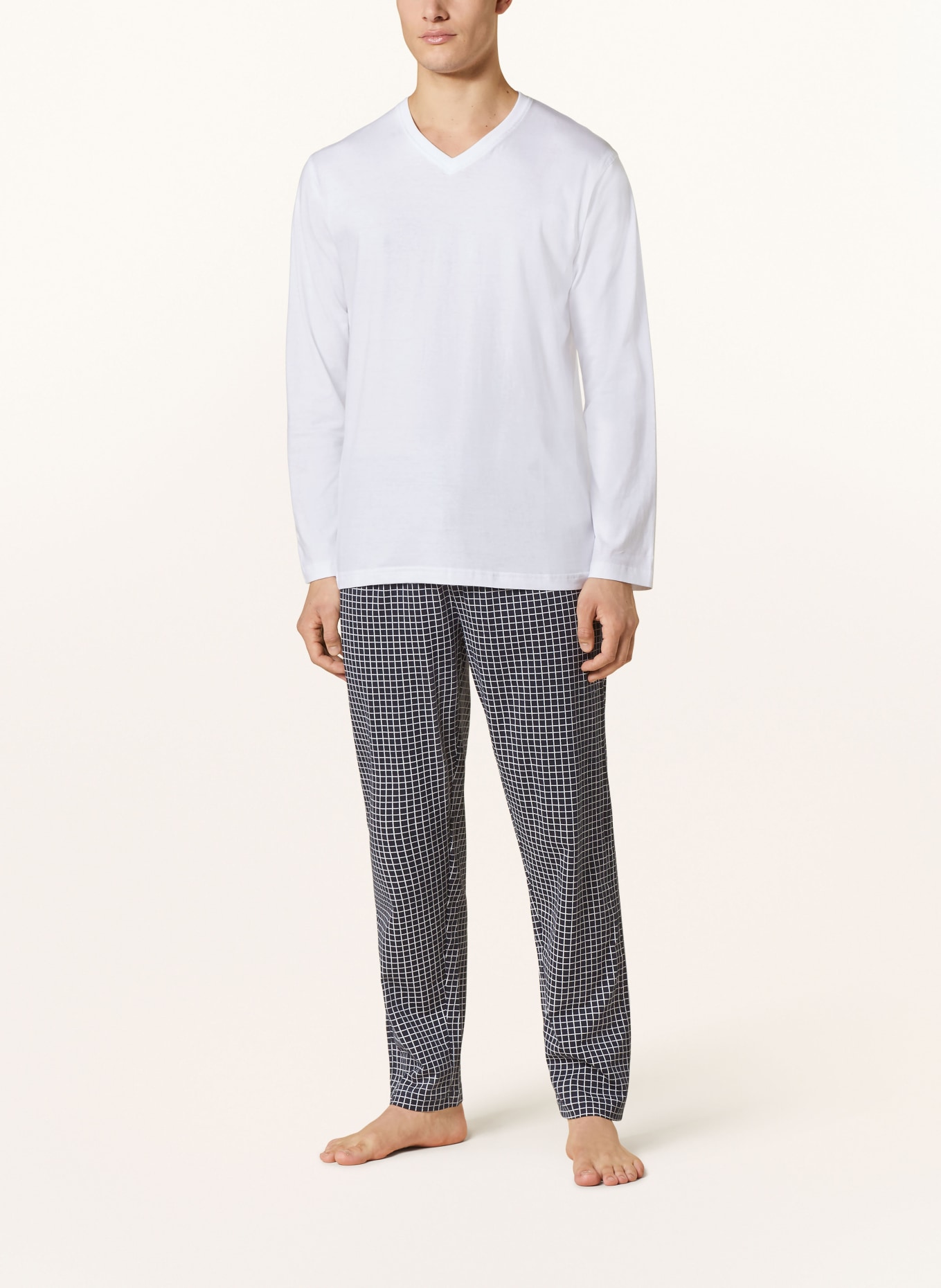 STROKESMAN'S Pajama shirt, Color: WHITE (Image 2)