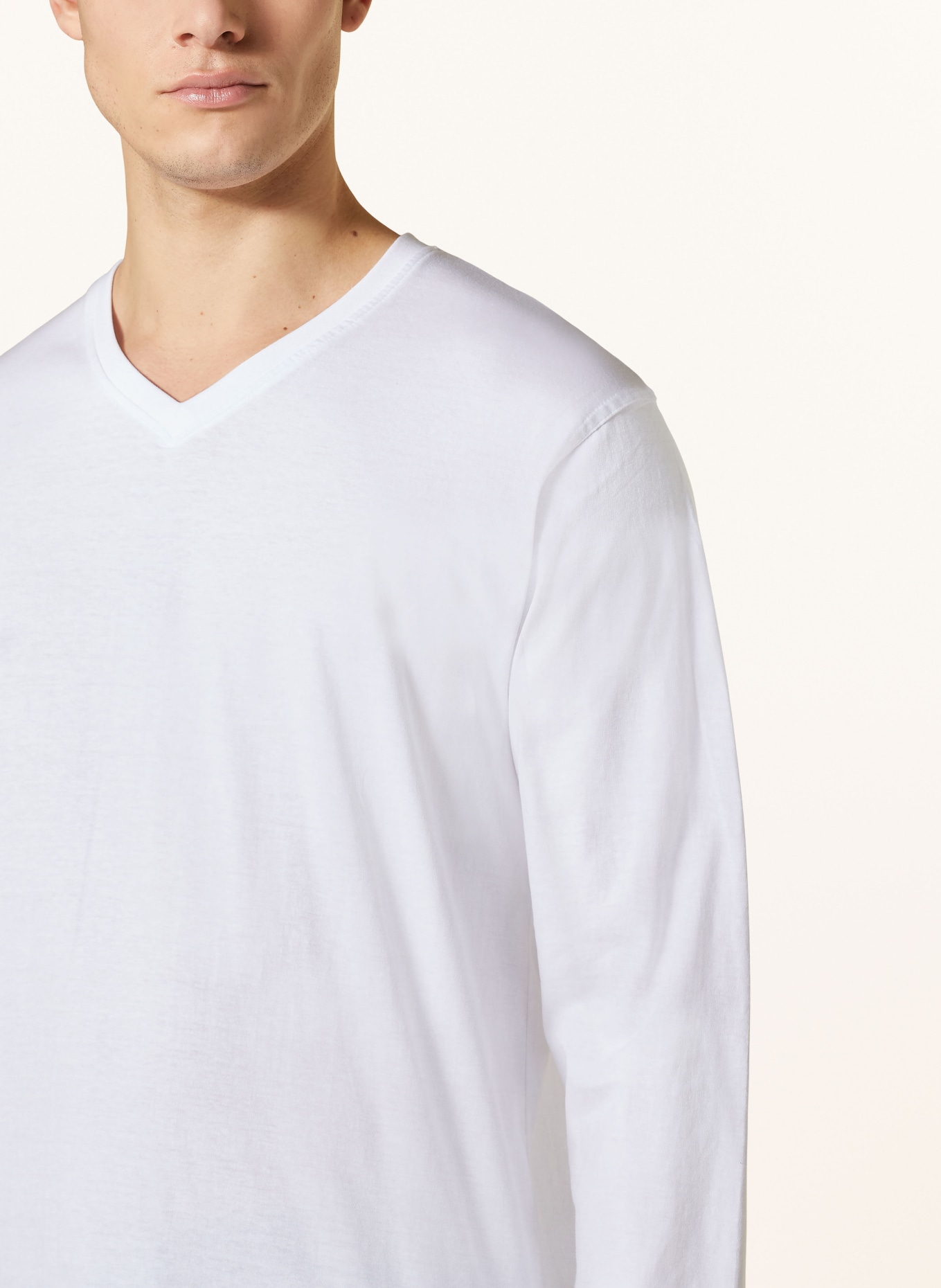 STROKESMAN'S Pajama shirt, Color: WHITE (Image 4)