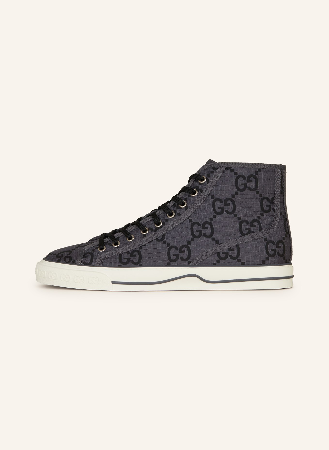 GUCCI High-top sneakers TENNIS 1977, Color: 1144 GREY (Image 4)