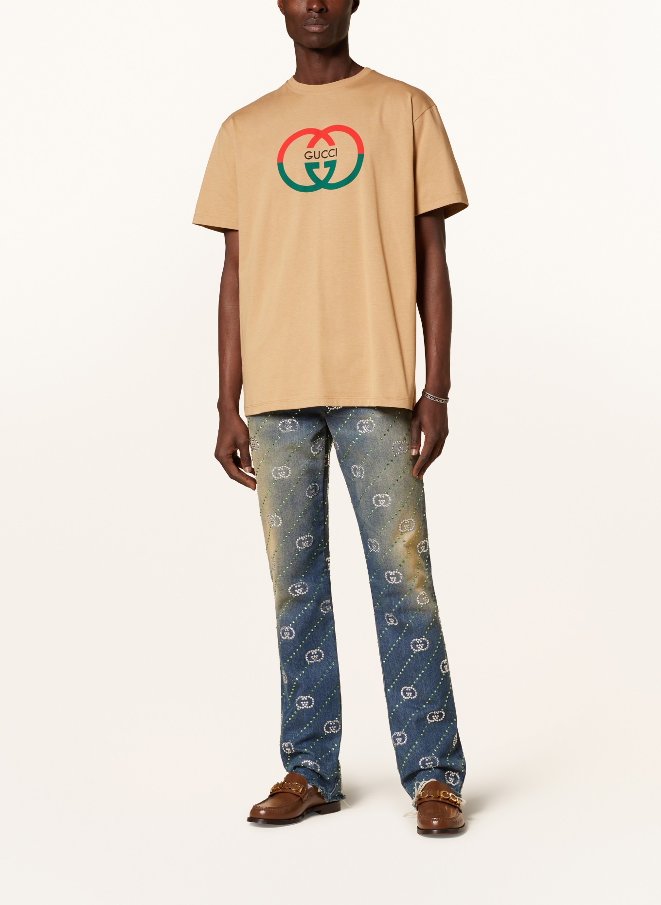 GUCCI T-shirt, Kolor: CAMELOWY (Obrazek 2)