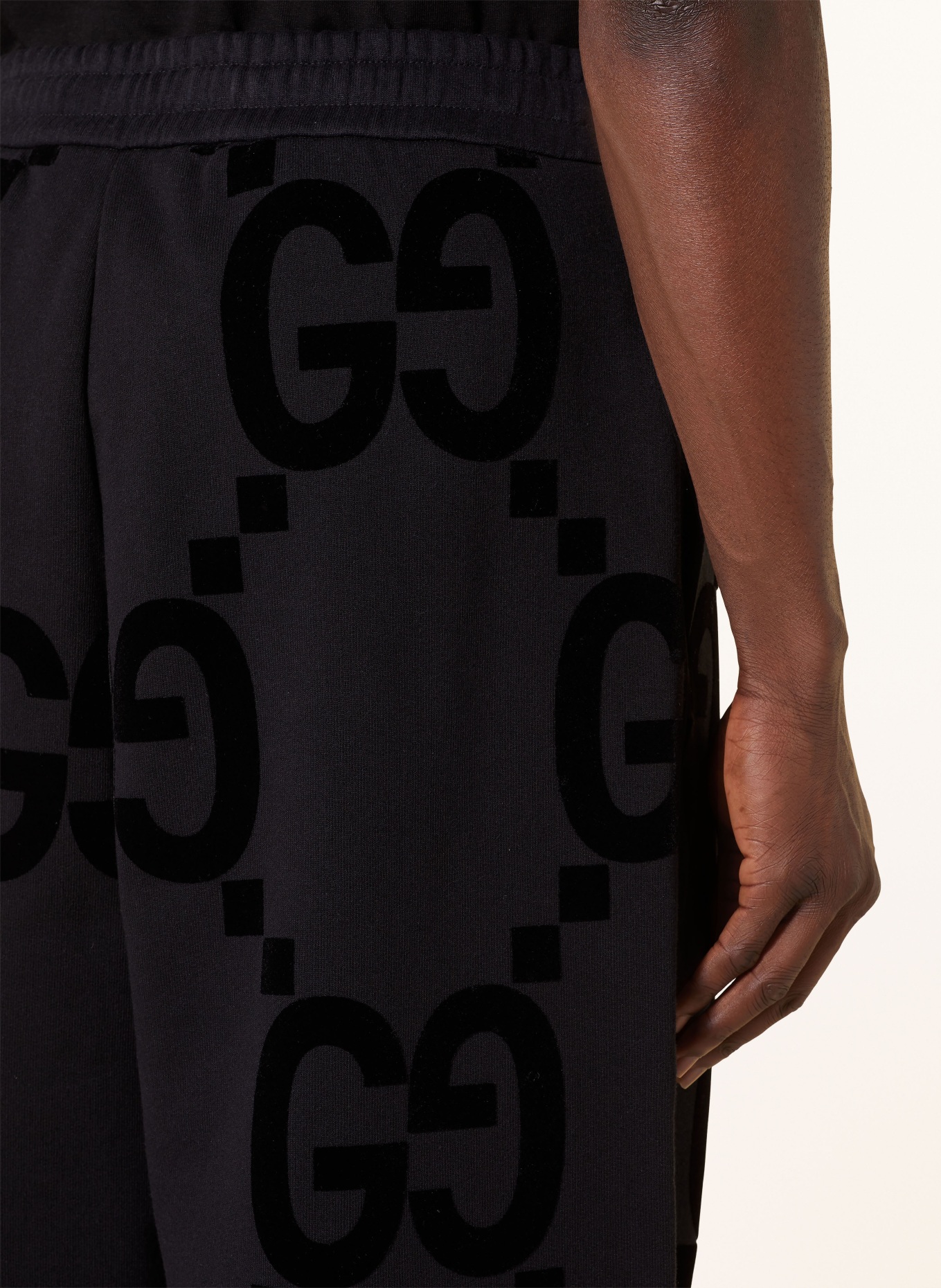 GUCCI Sweatpants GG MACRO, Color: BLACK (Image 6)