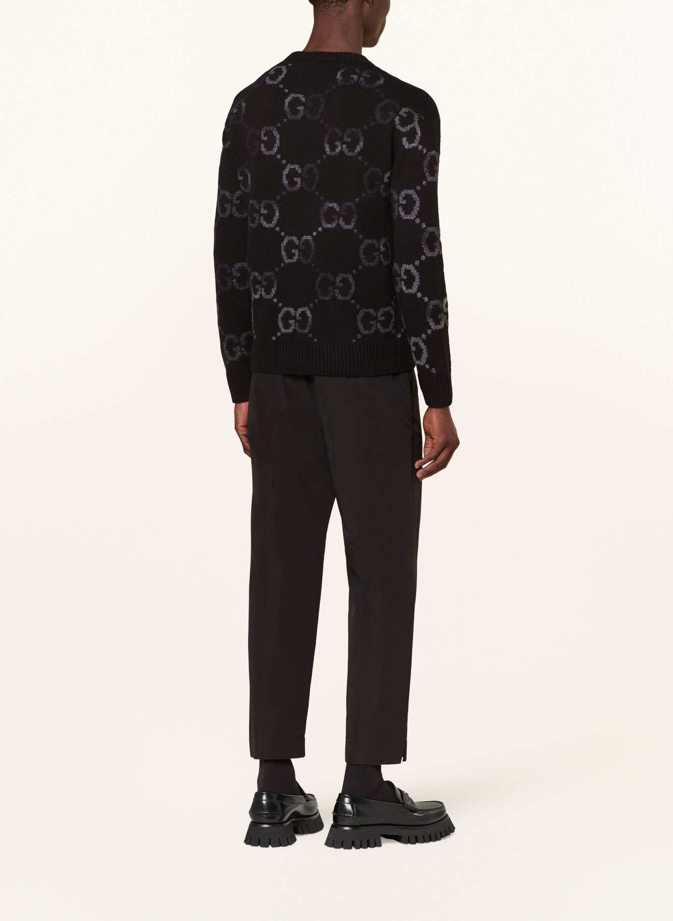 GUCCI Sweater, Color: BLACK/ DARK GRAY (Image 3)