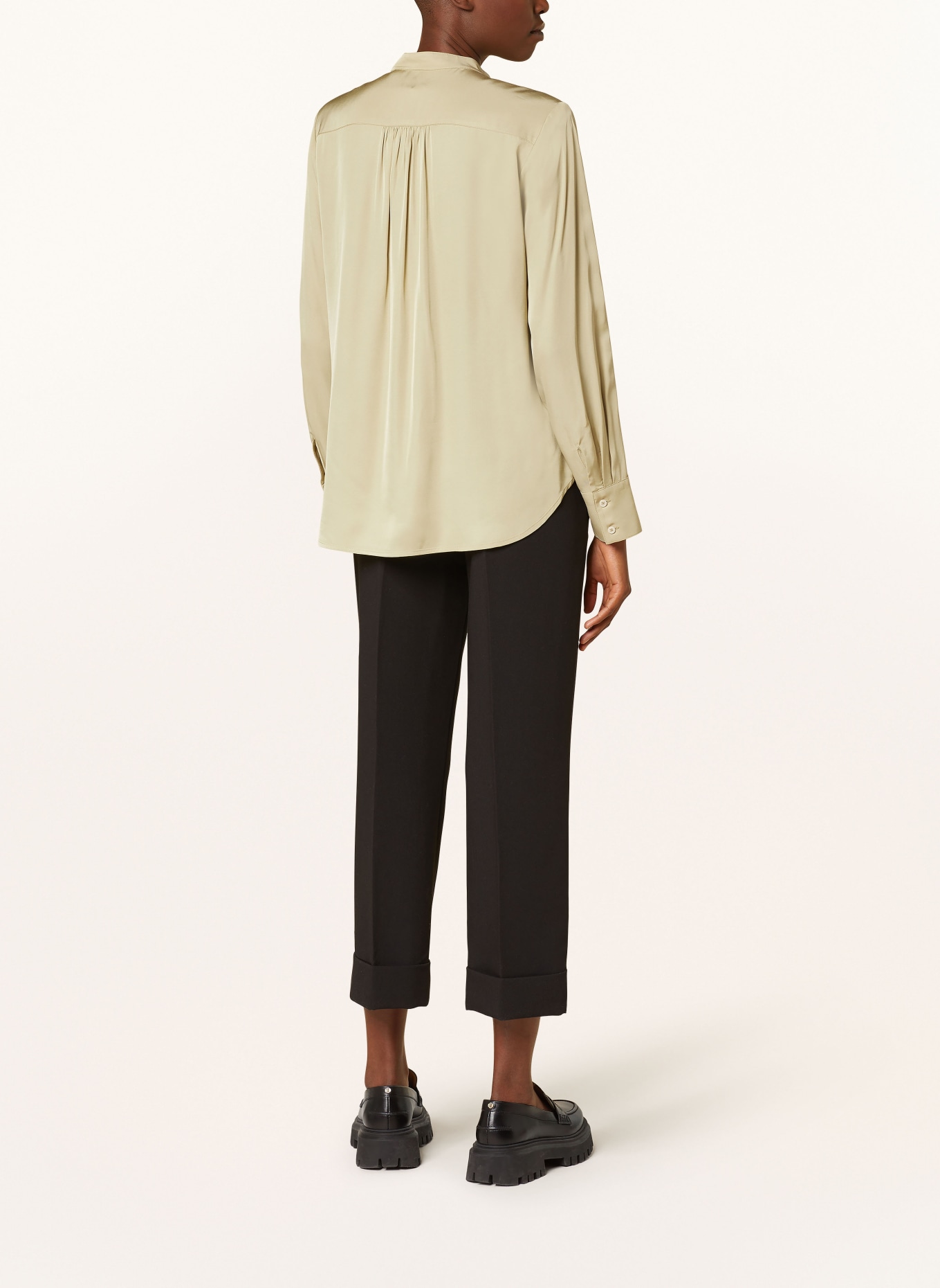 Marc O'Polo Shirt blouse, Color: OLIVE/ LIGHT GREEN (Image 3)
