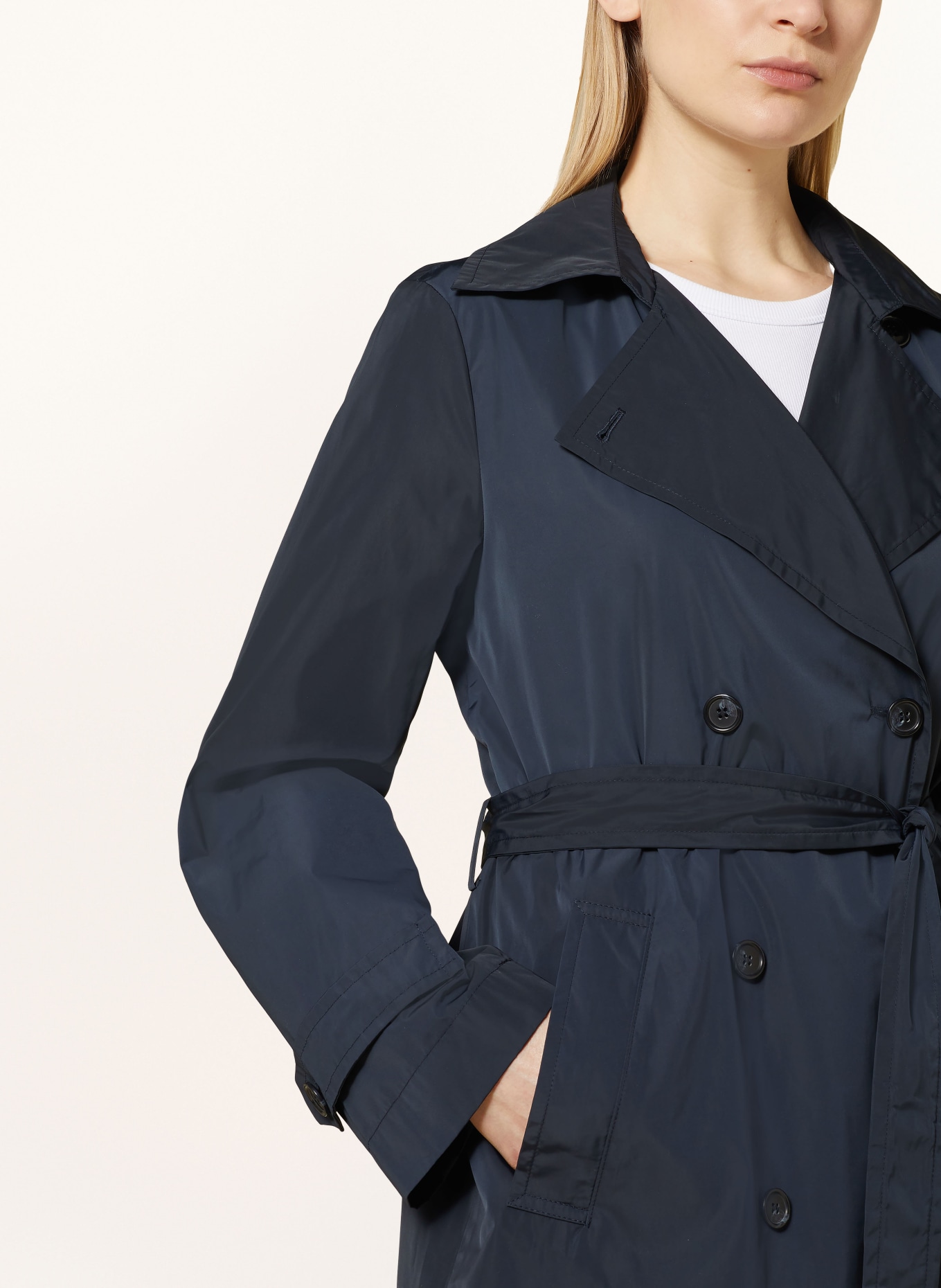 Marc O'Polo Trenchcoat, Farbe: DUNKELBLAU (Bild 4)