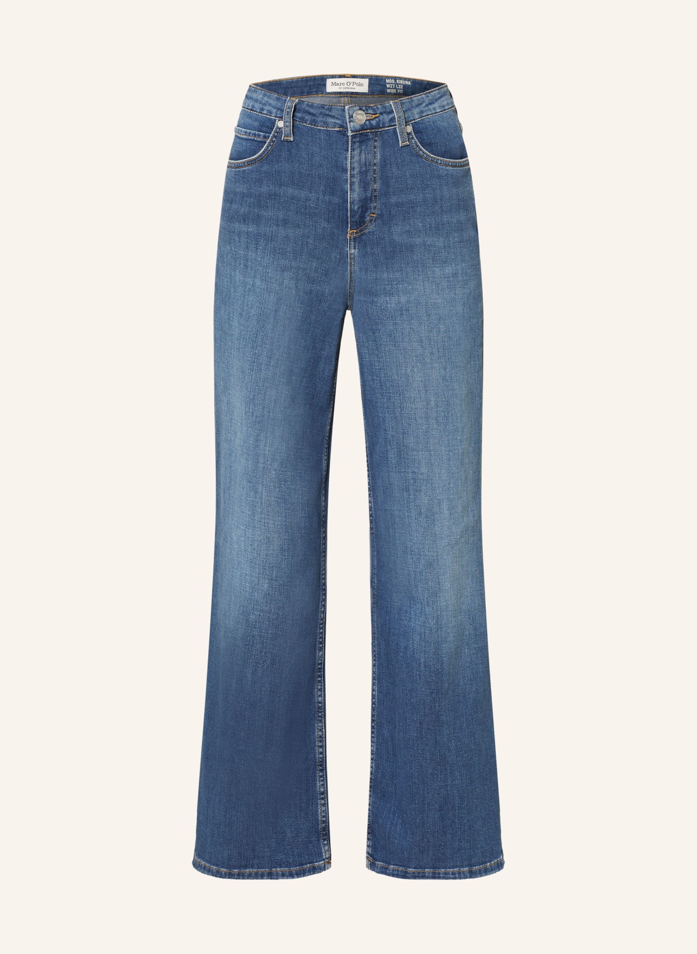 Marc O'Polo Flared Jeans KIRUNA, Farbe: 055 Cashmere soft blue wash (Bild 1)
