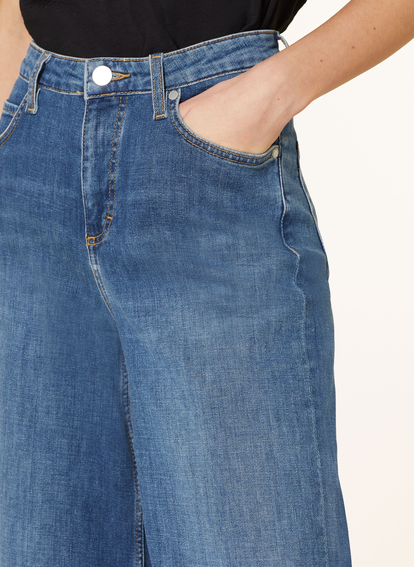 Marc O'Polo Flared Jeans KIRUNA, Farbe: 055 Cashmere soft blue wash (Bild 5)