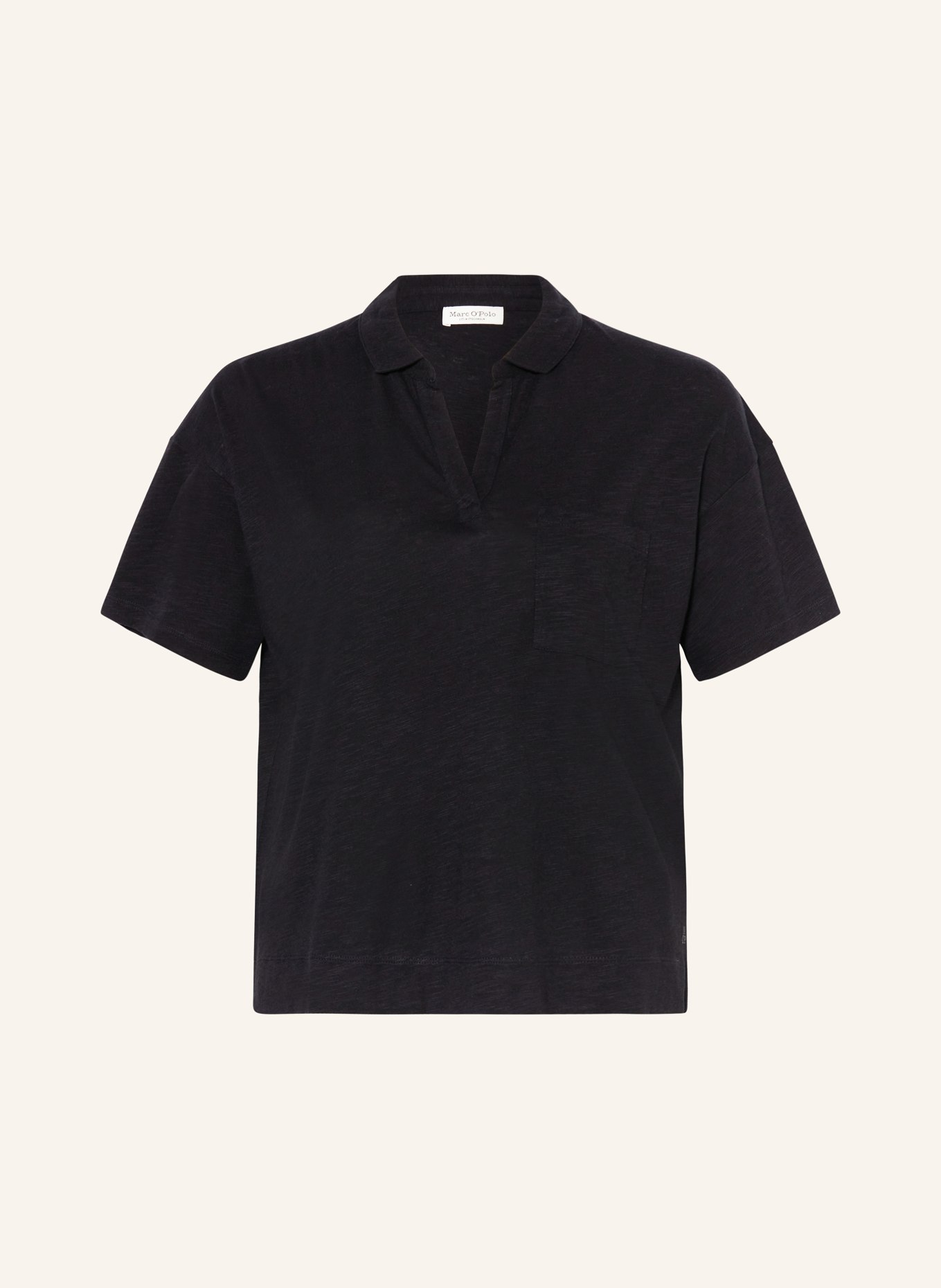 Marc O'Polo Jersey polo shirt, Color: BLACK (Image 1)