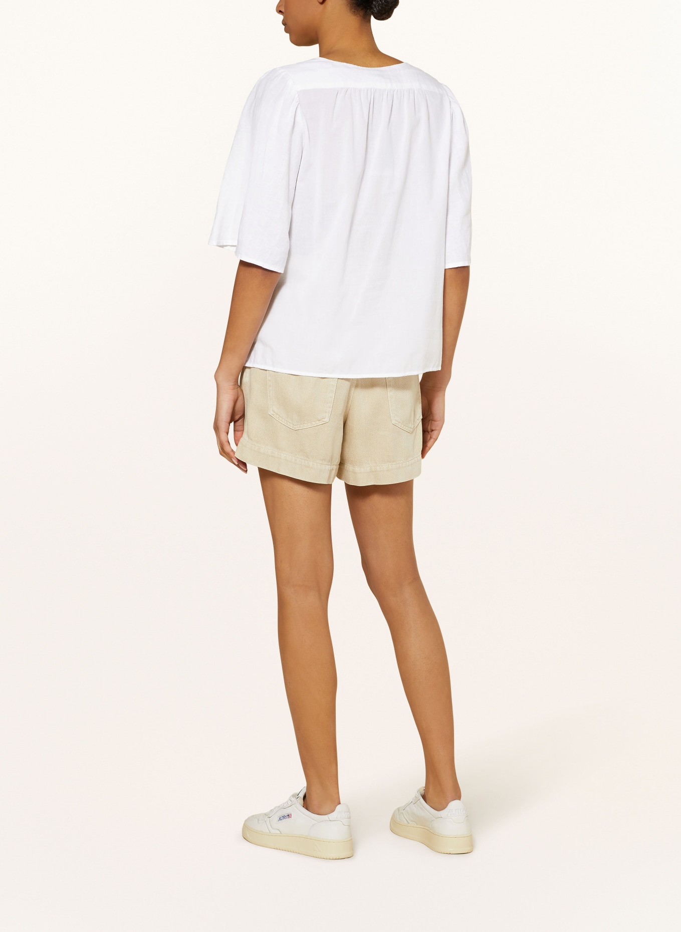 Marc O'Polo Shirt blouse made of linen, Color: WHITE (Image 3)