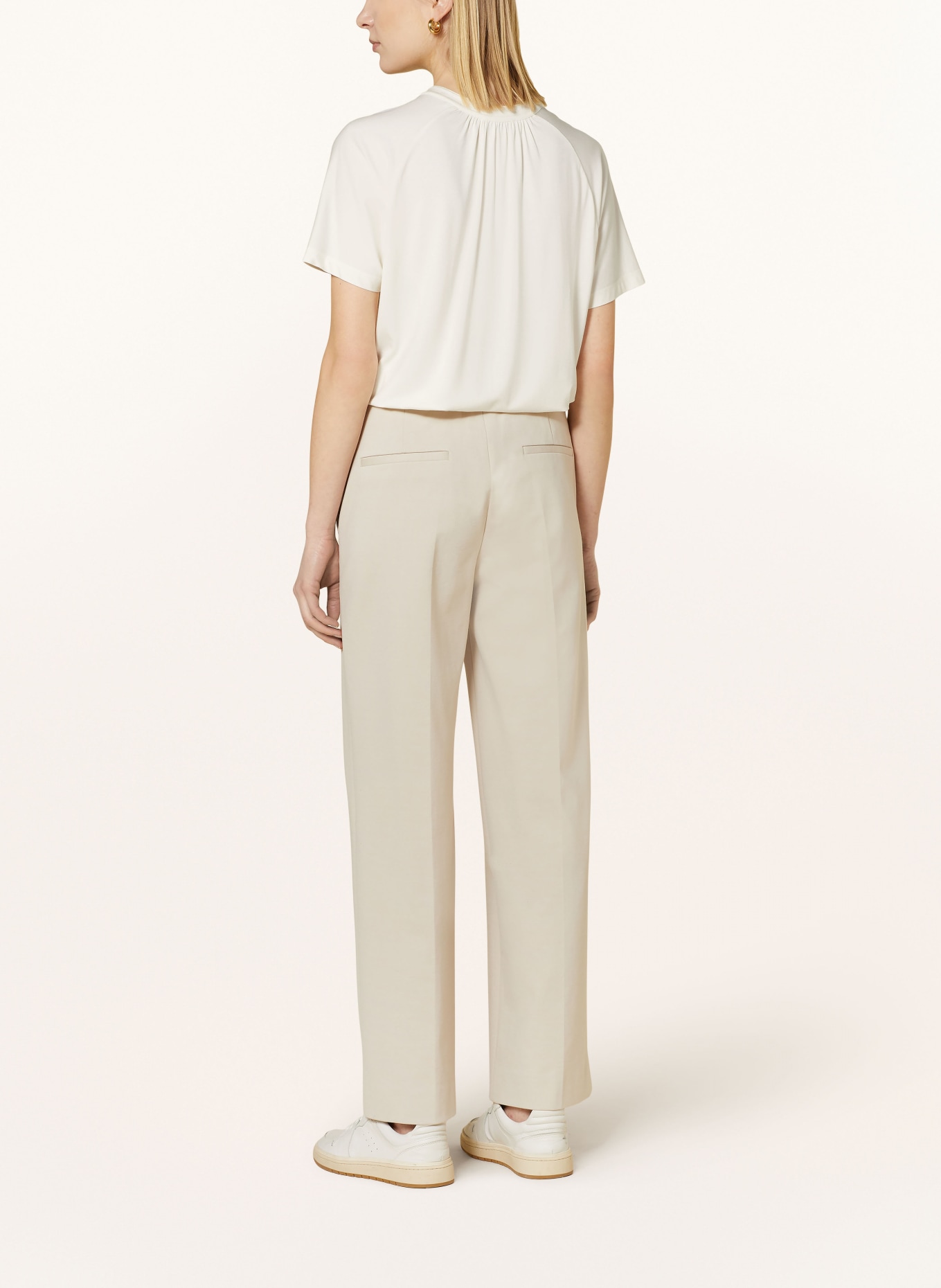 Marc O'Polo Shirt blouse made of jersey, Color: WHITE (Image 3)
