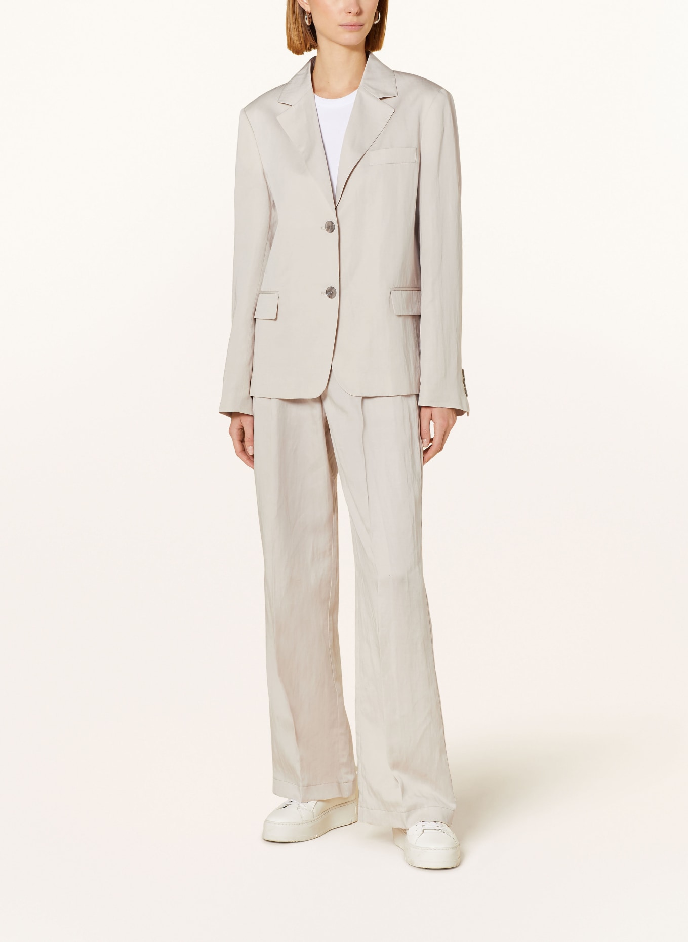 Marc O'Polo Blazer with linen, Color: CREAM (Image 2)