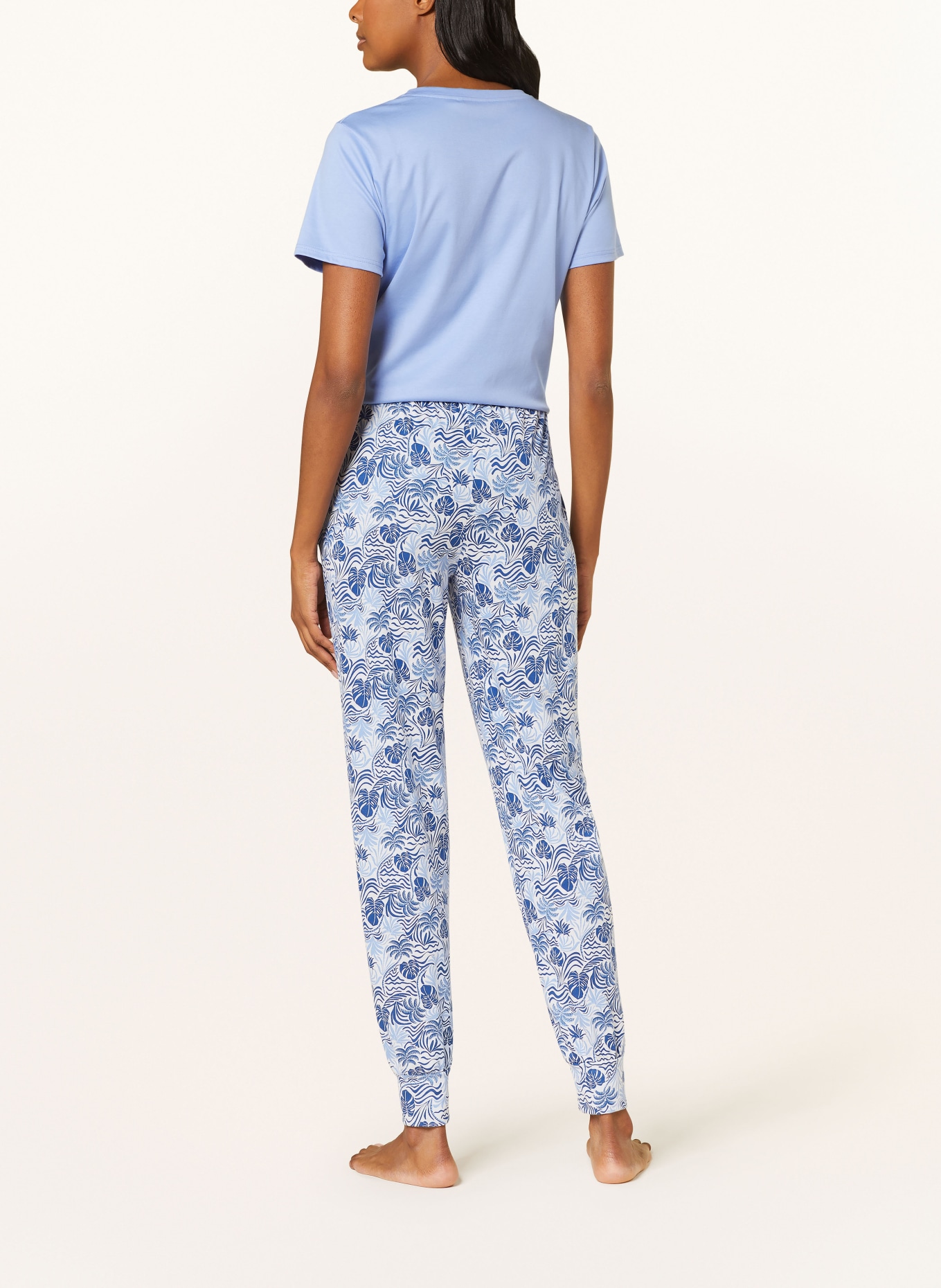 CALIDA Pajama pants, Color: BLUE/ WHITE/ LIGHT BLUE (Image 3)