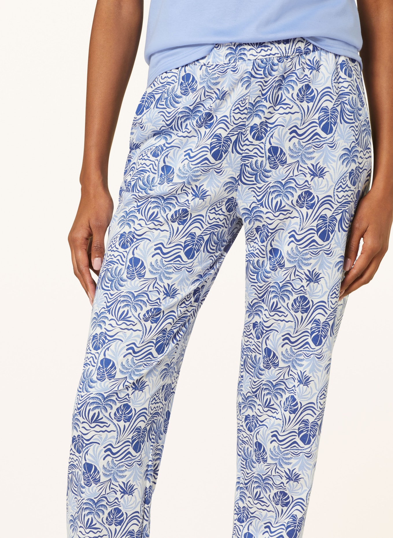 CALIDA Pajama pants, Color: BLUE/ WHITE/ LIGHT BLUE (Image 5)