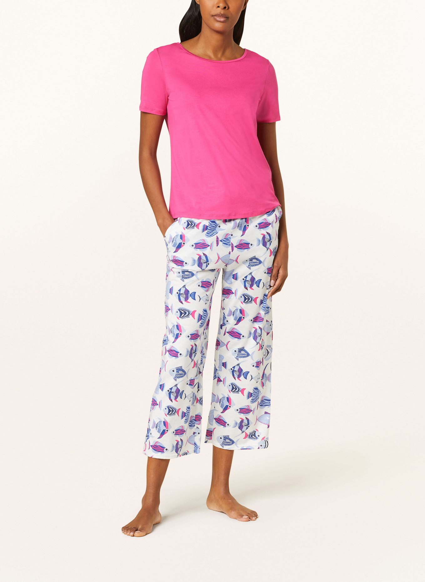 CALIDA Koszulka od piżamy FAVOURITES DESERT, Kolor: MOCNORÓŻOWY (Obrazek 2)