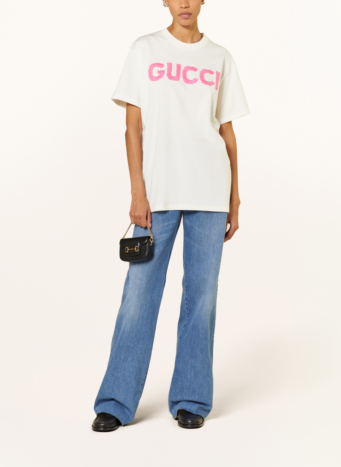 GUCCI T-shirt, Color: WHITE/ PINK (Image 2)