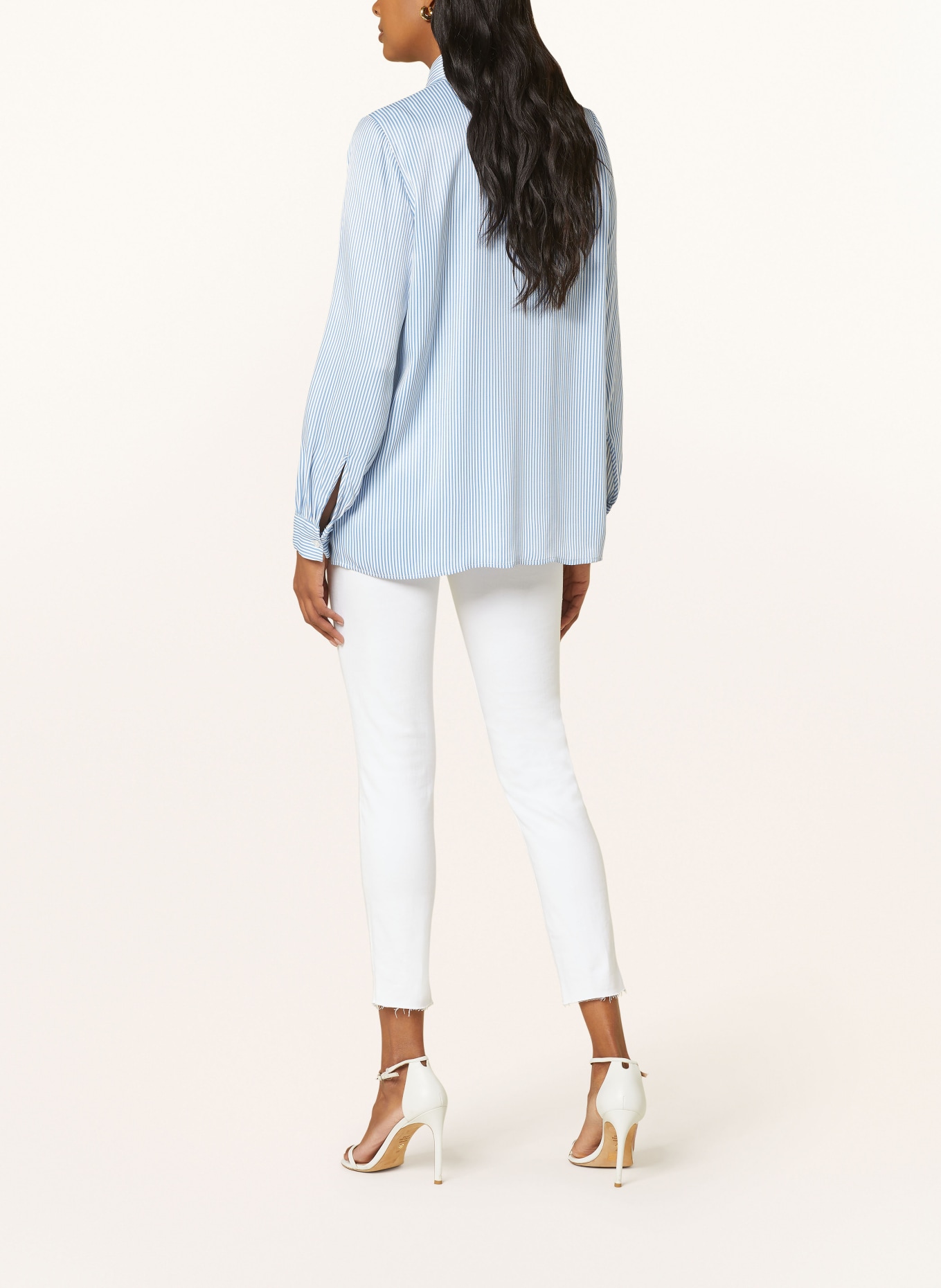MICHAEL KORS Shirt blouse, Color: BLUE/ WHITE (Image 3)