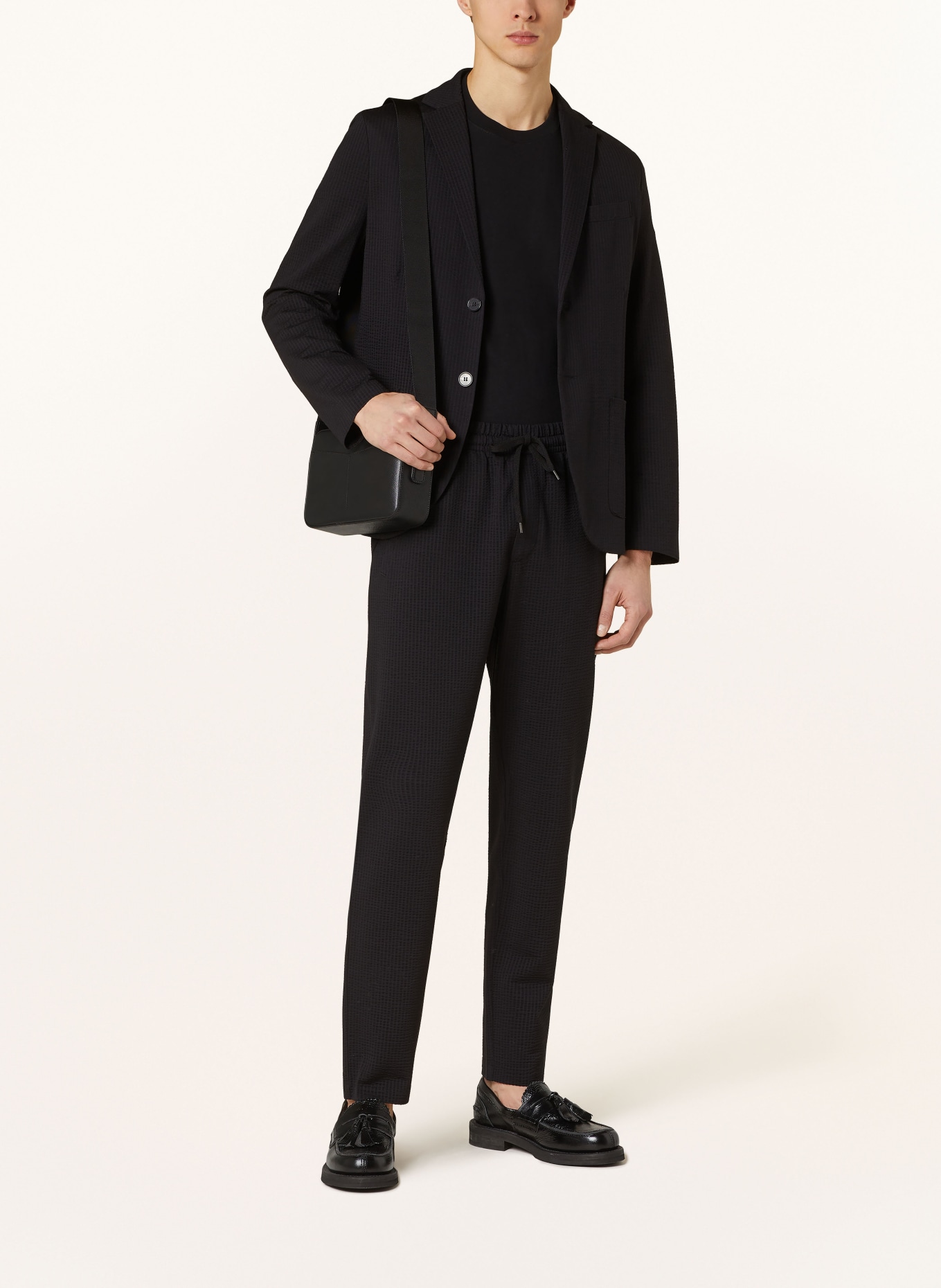 HARRIS WHARF LONDON Anzughose Extra Slim Fit, Farbe: SCHWARZ (Bild 2)