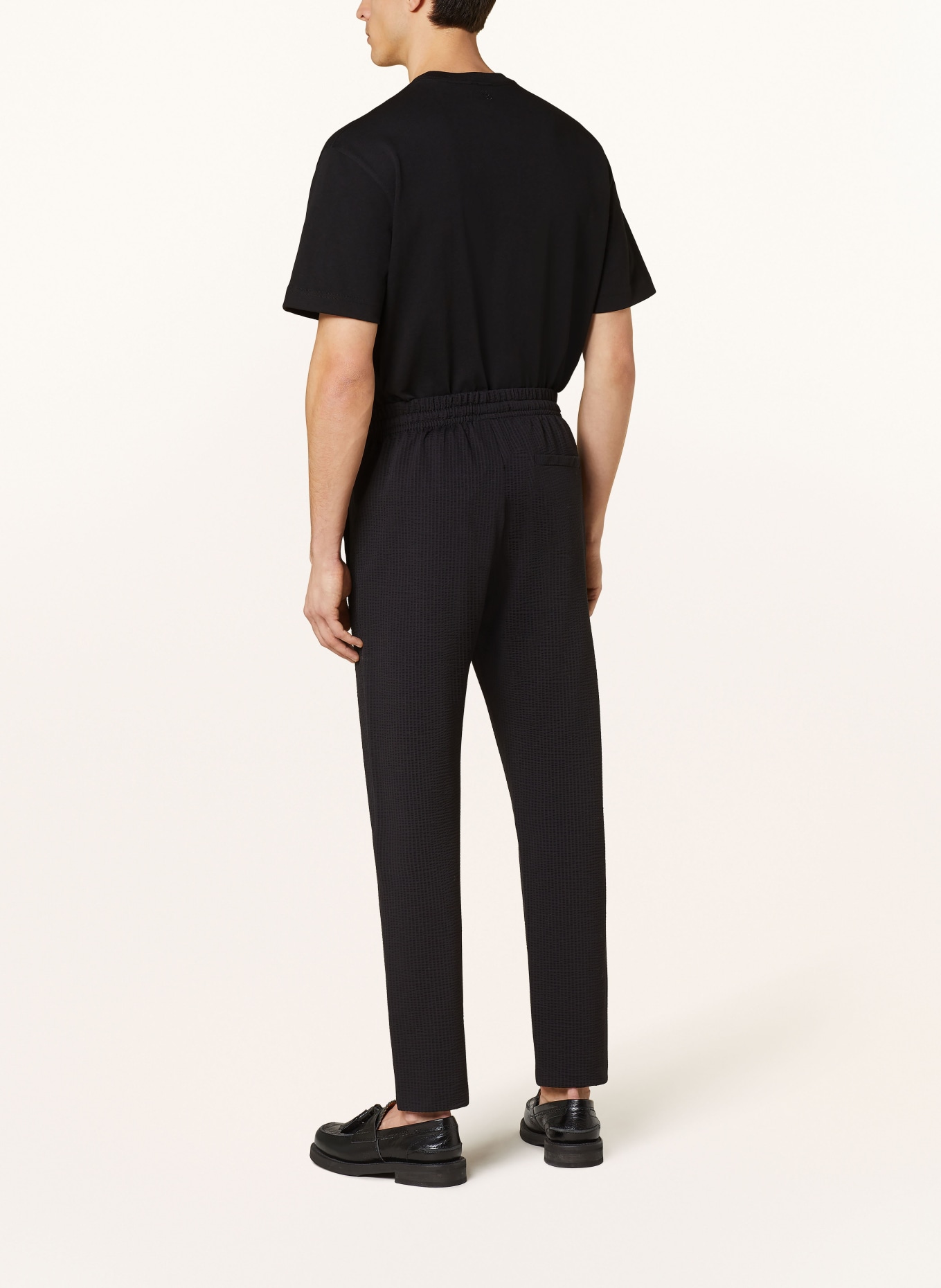 HARRIS WHARF LONDON Suit trousers extra slim fit, Color: BLACK (Image 4)