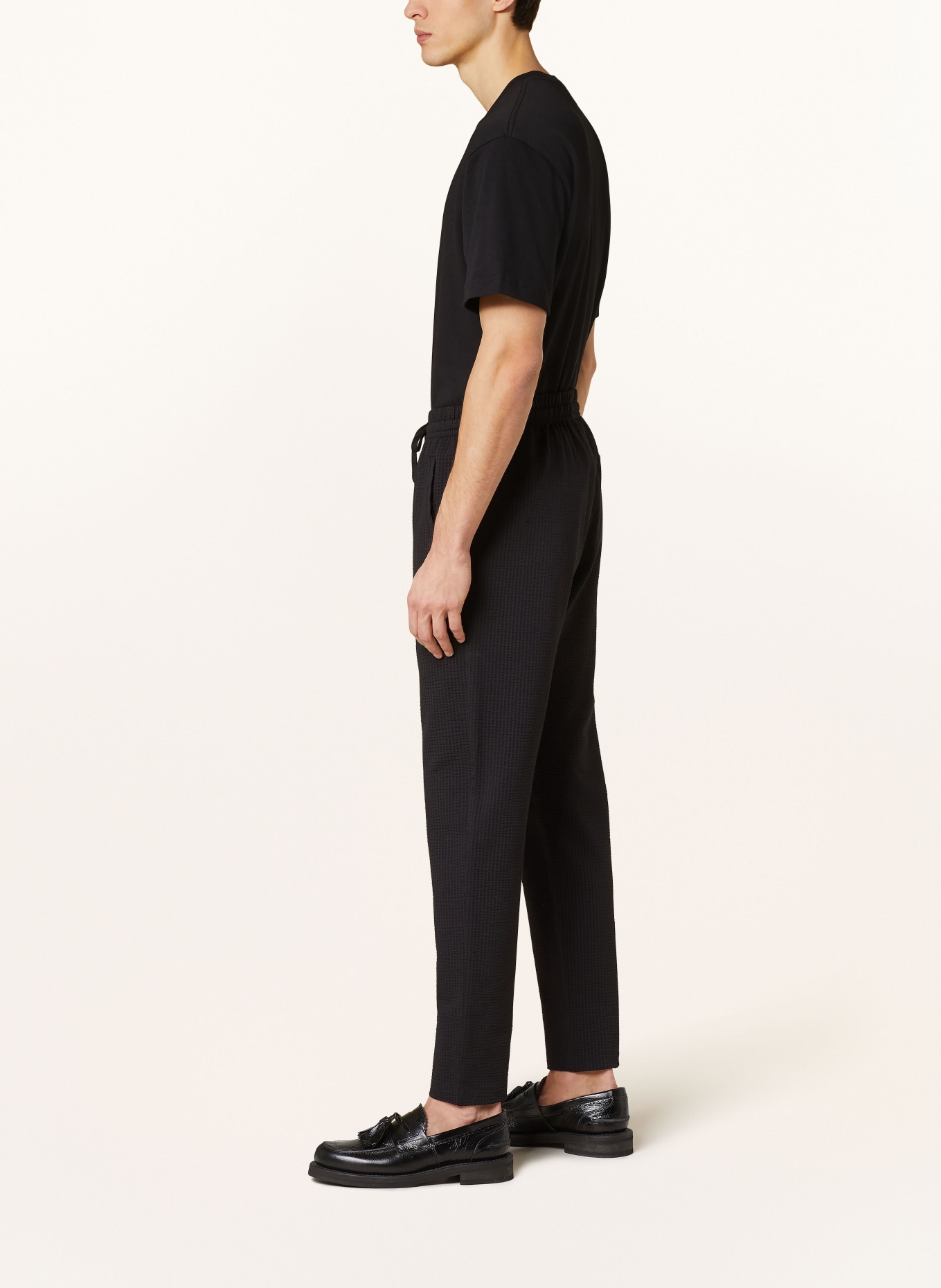 HARRIS WHARF LONDON Suit trousers extra slim fit, Color: BLACK (Image 5)