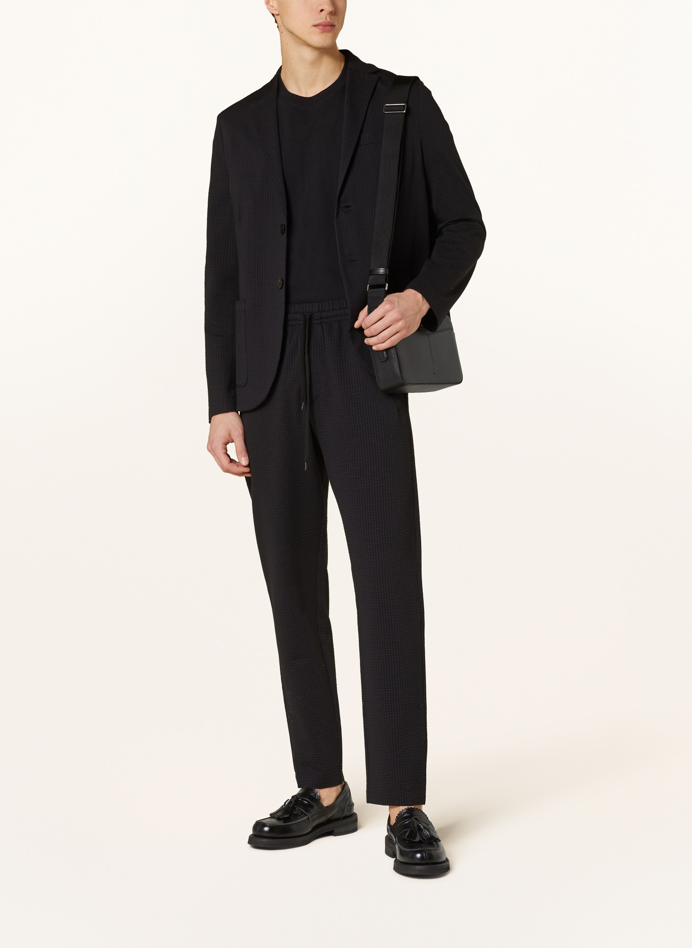 HARRIS WHARF LONDON Suit jacket extra slim fit, Color: BLACK (Image 2)