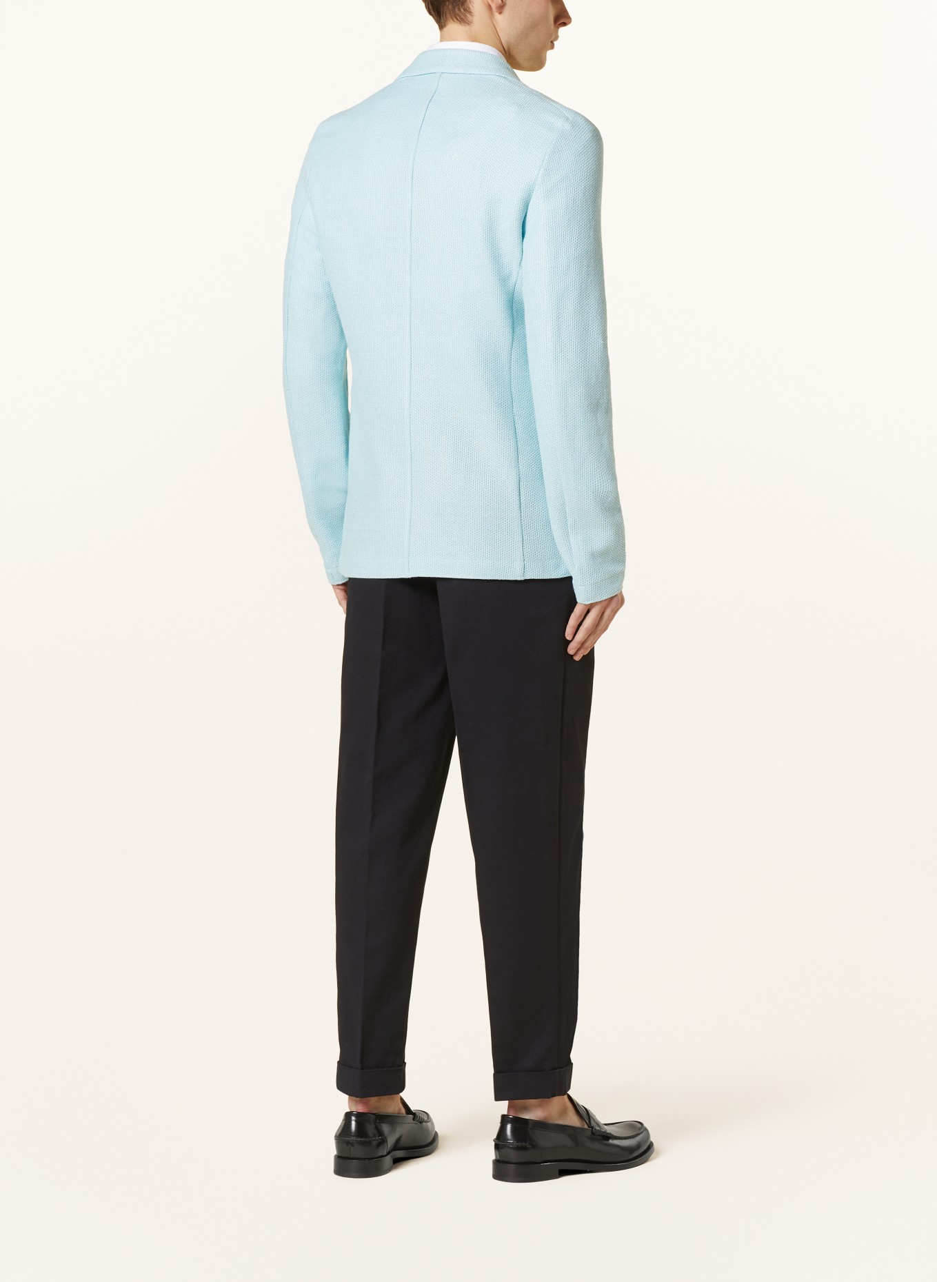 HARRIS WHARF LONDON Linen jacket extra slim fit, Color: LIGHT BLUE (Image 3)
