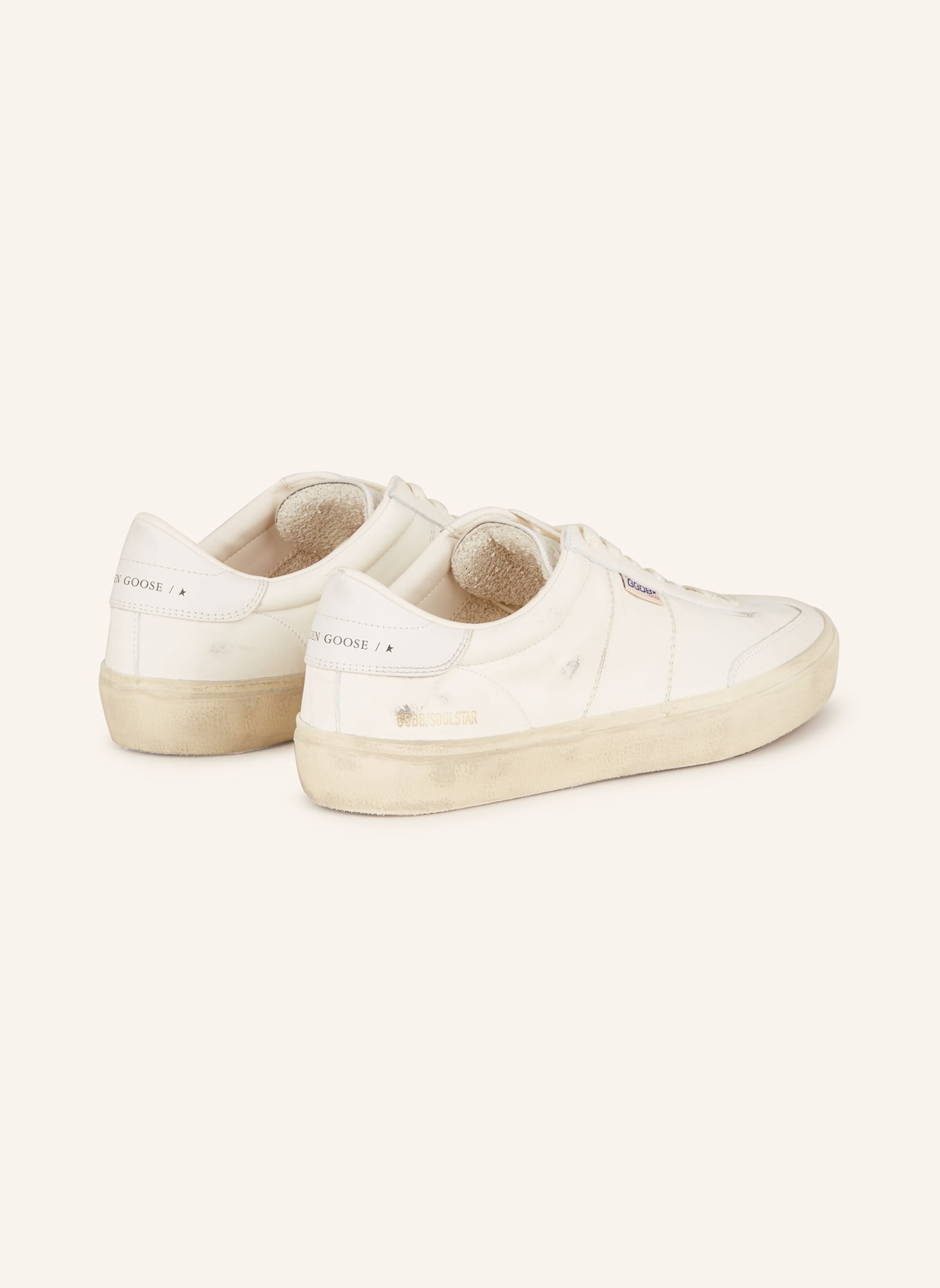 GOLDEN GOOSE Sneaker SOUL STAR: WEISS/ ECRU